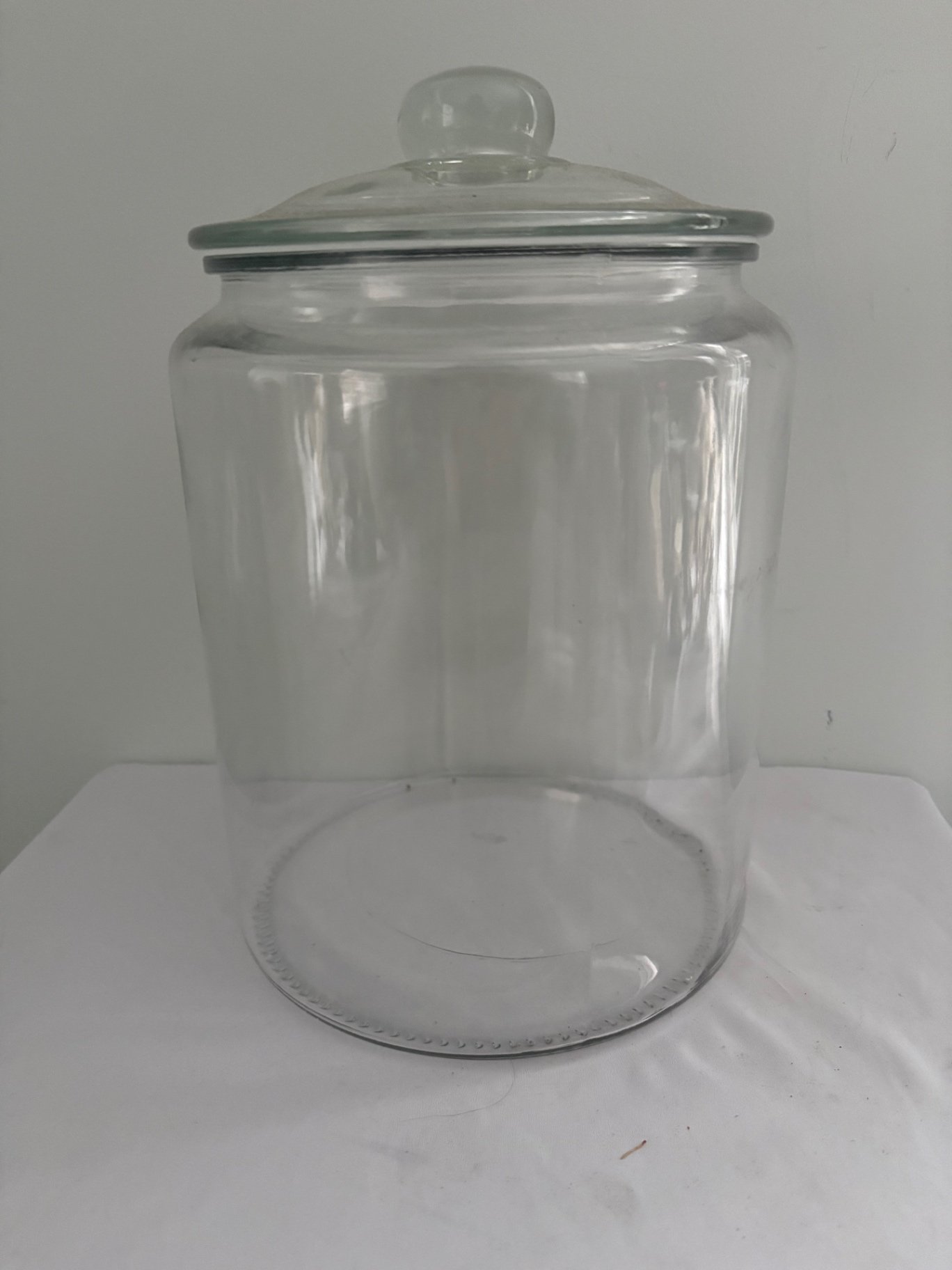 Vintage Farmhouse Milk Bottles and Anchor Hocking Hill Storage Jar - image 9 of 10