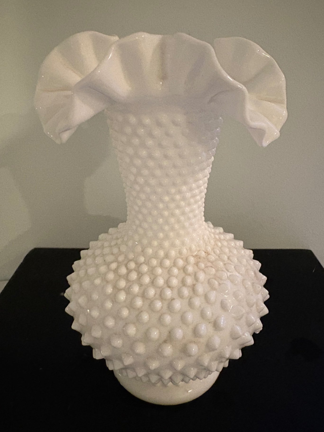 Fenton Vintage Milk Glass Hobnail Vases  - image 3 of 8
