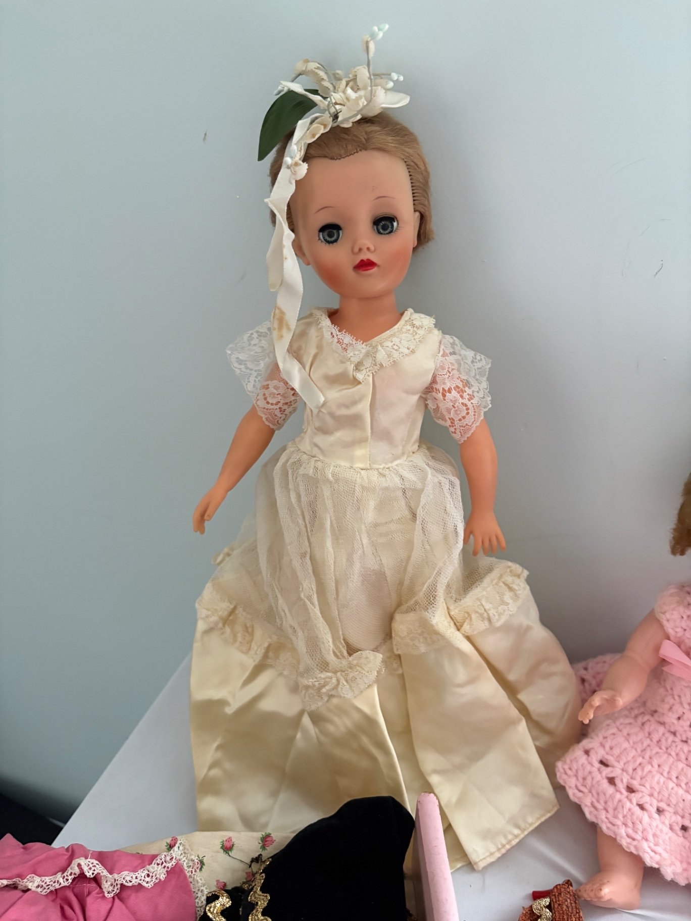 Vintage Doll Collection with Various Outfits and Accessories - image 4 of 25