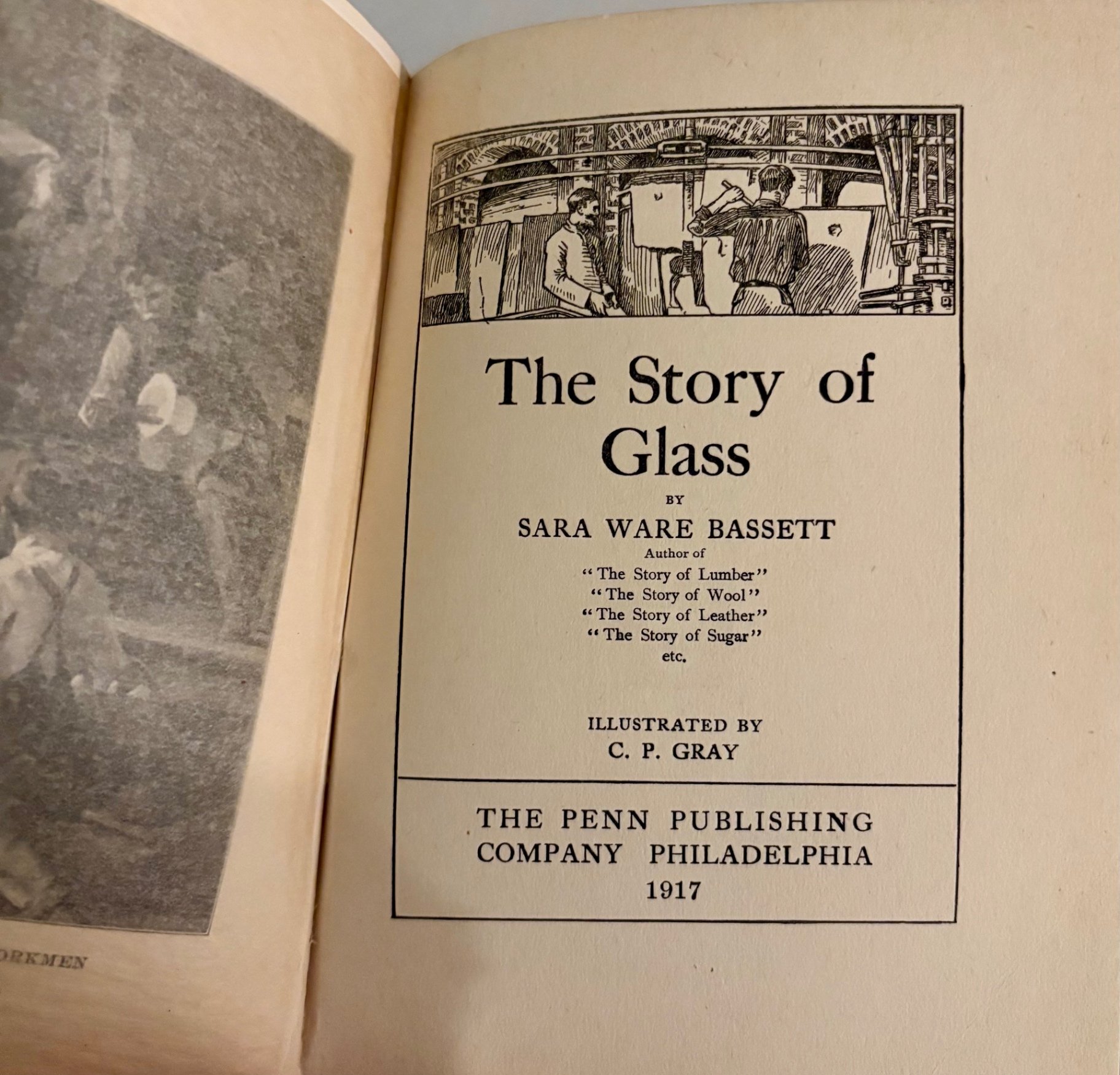 Bassett, The Story of Sugar & The Story of Glass, Illustrator,  C.P Gray - image 4 of 16