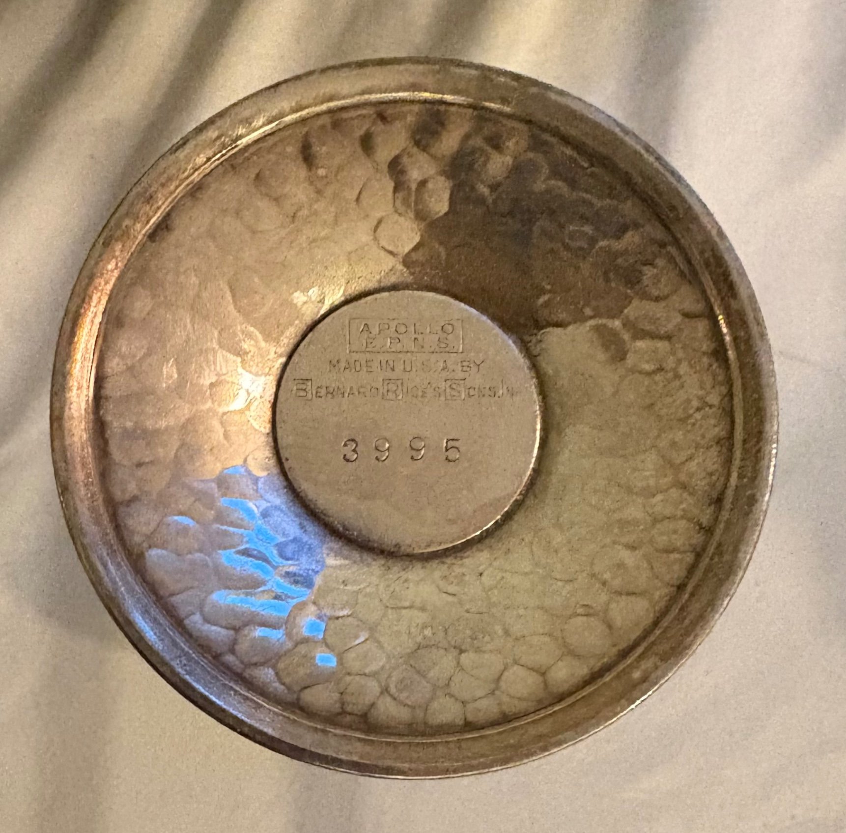 Elegant Silverplated Goblets, Serving Tray and Decanter  - image 4 of 9