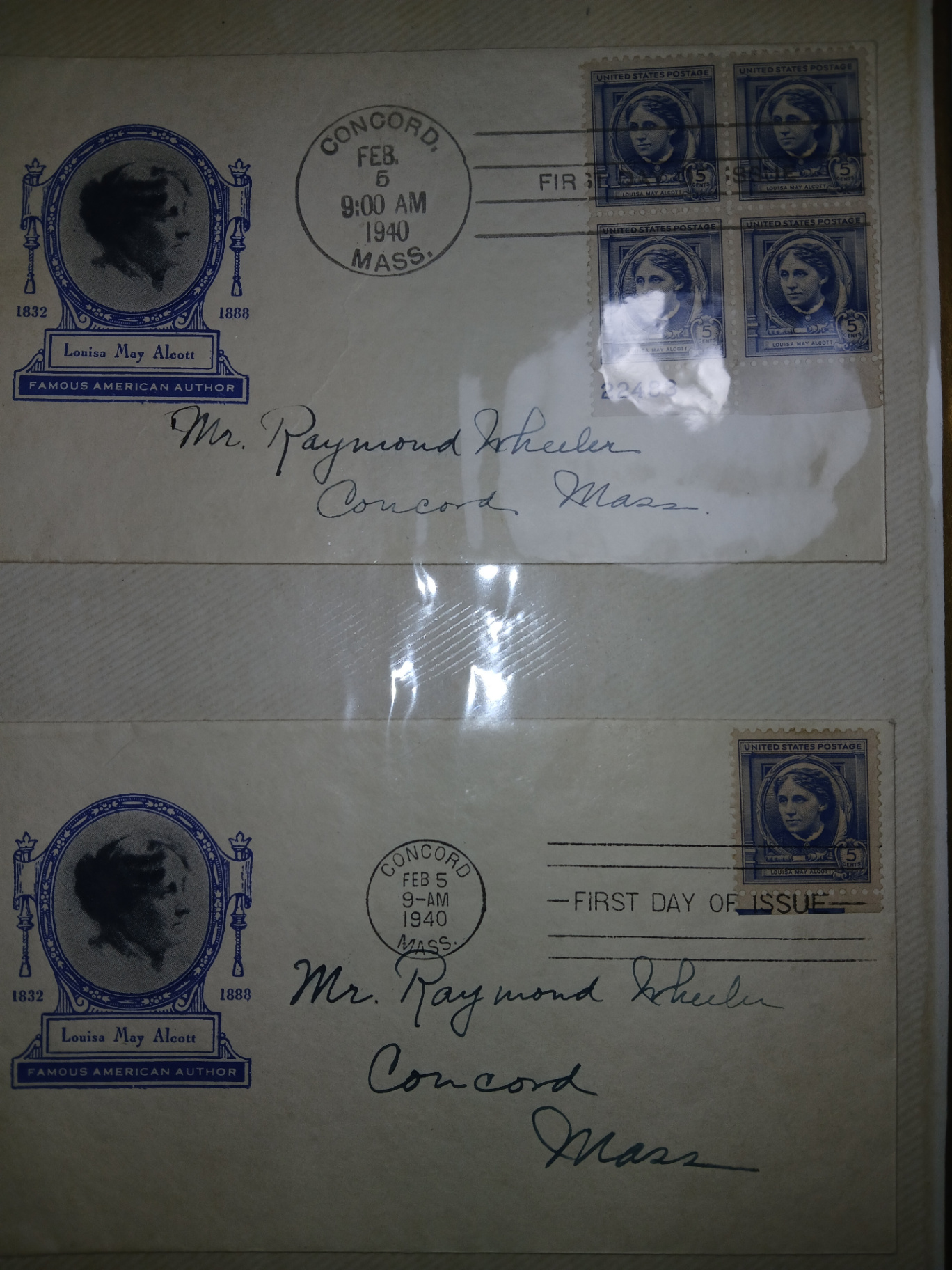 Large British Stamp Collectors Album and US First Day Issues and More  - image 23 of 26