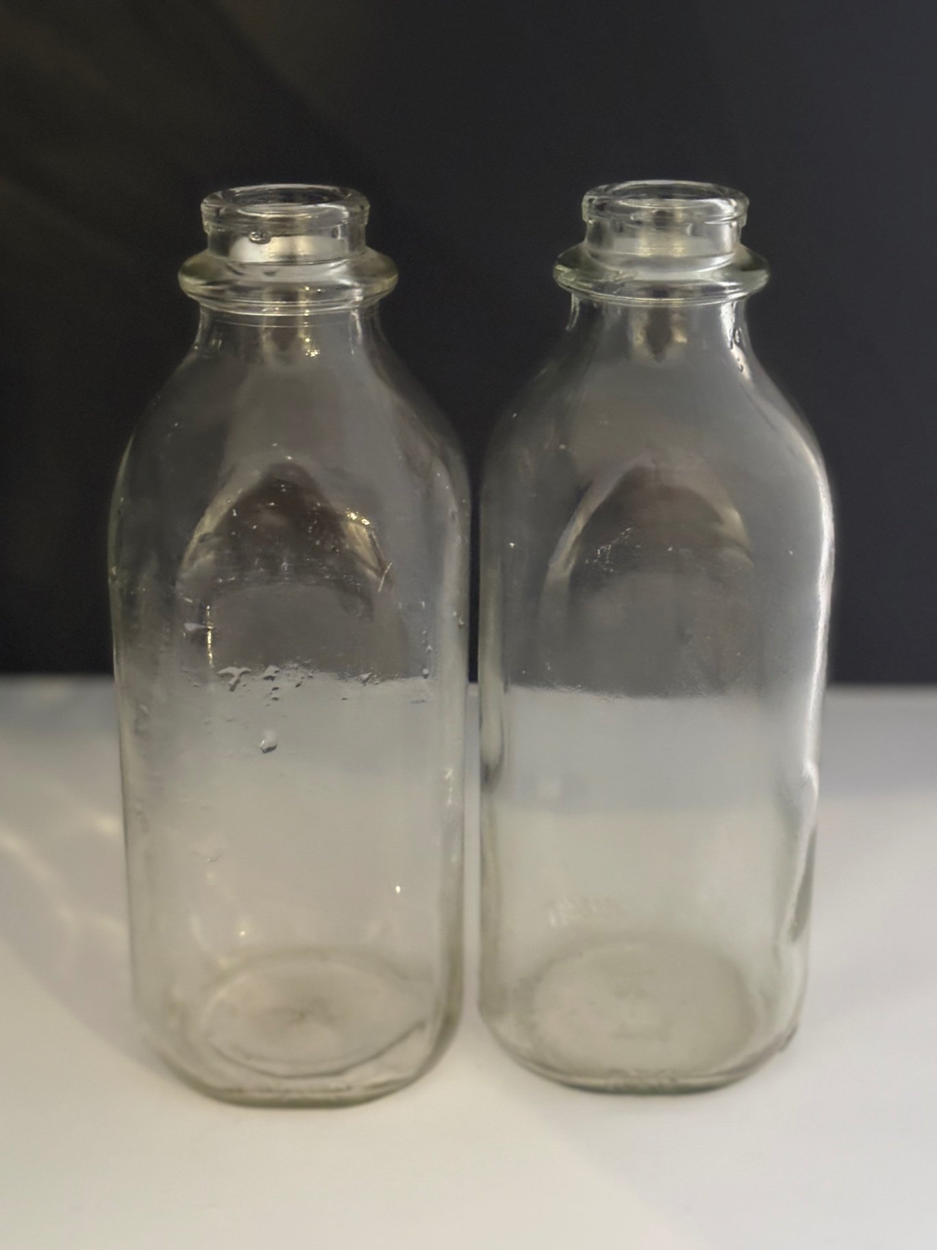 Vintage Farmhouse Milk Bottles and Anchor Hocking Hill Storage Jar - image 6 of 10
