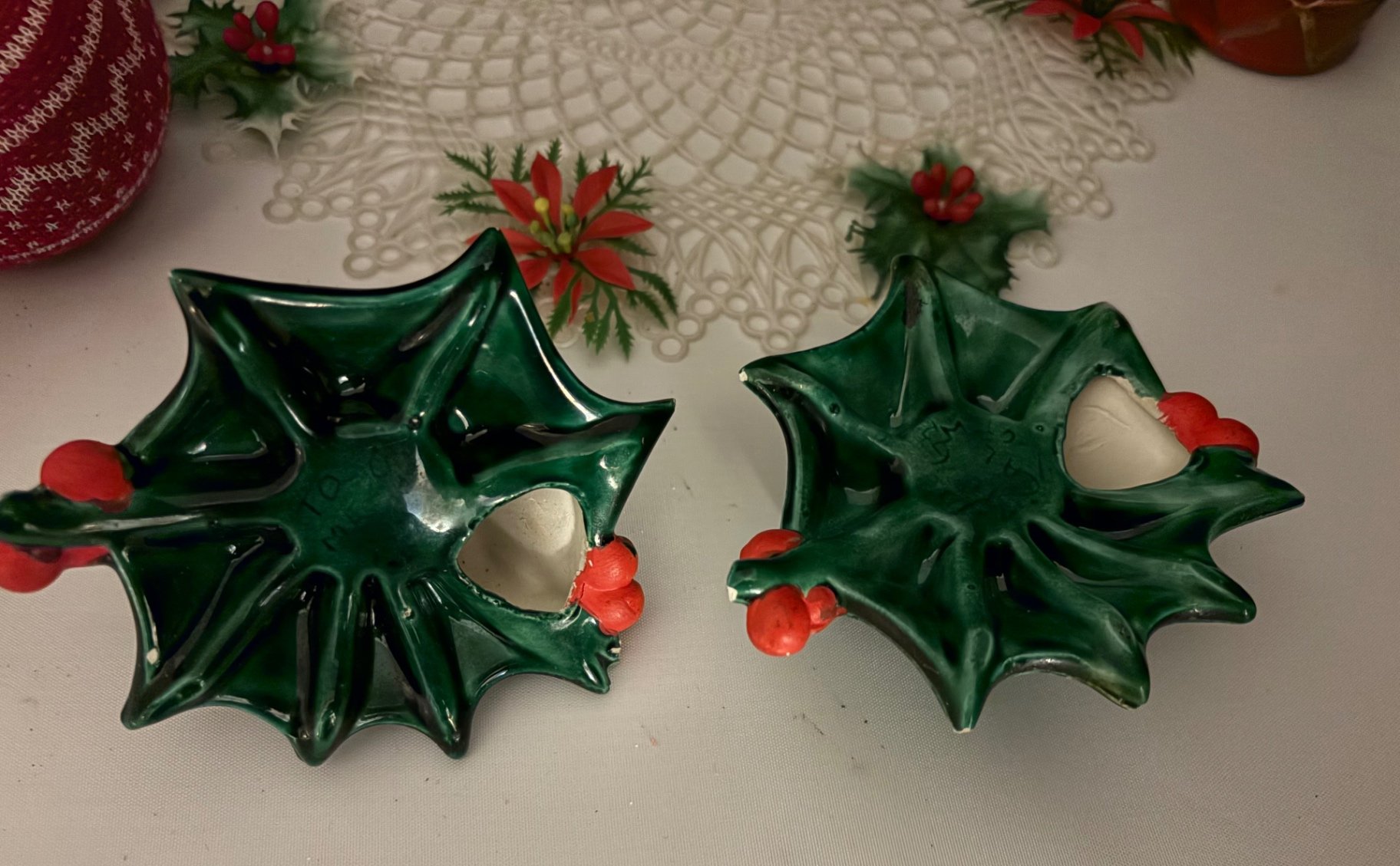 Retro Coca Cola Santa Tray + Vintage Christmas Decor - image 9 of 13