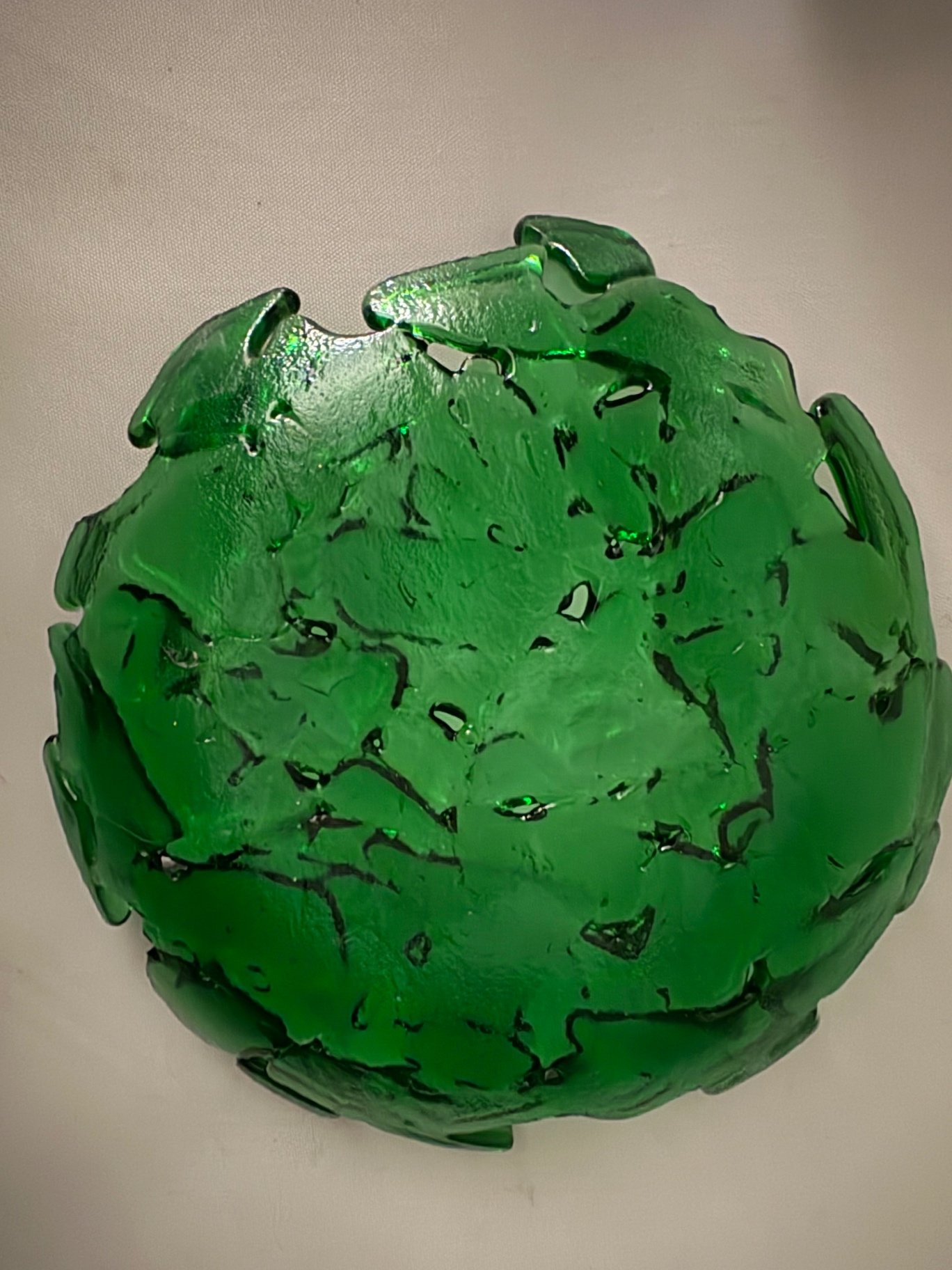 Assorted Art Glass ,Sydenstricker Fused Plate, Swirled Blown and Recycled - image 17 of 20