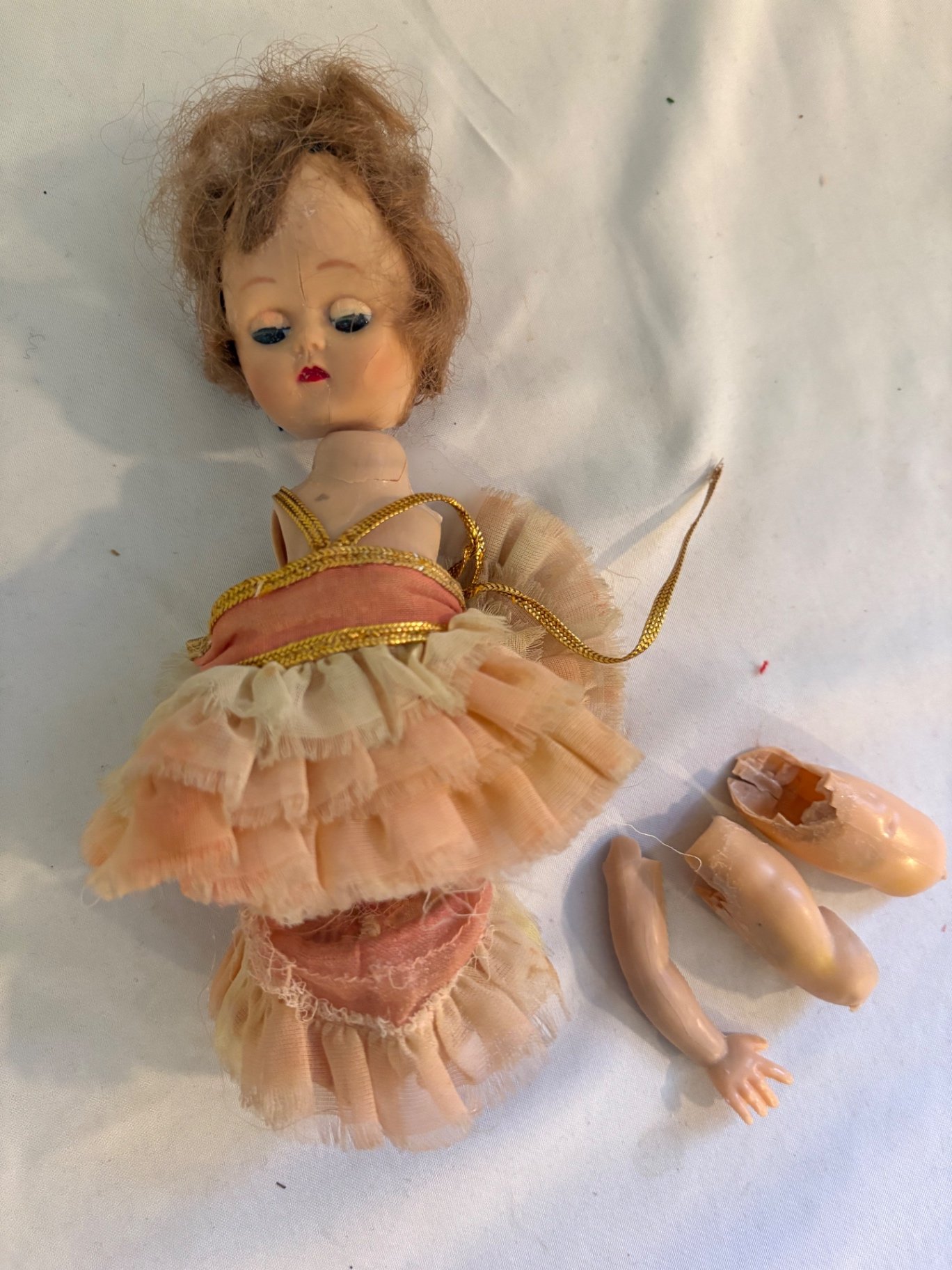 Vintage Doll Collection with Various Outfits and Accessories - image 9 of 25
