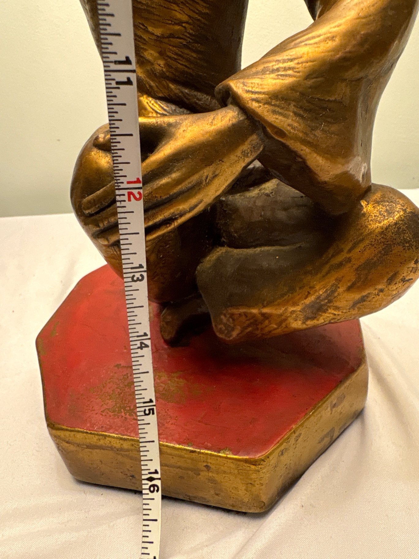 Art Deco Sculptural Lamp of Thai Musician or Deity - image 4 of 6