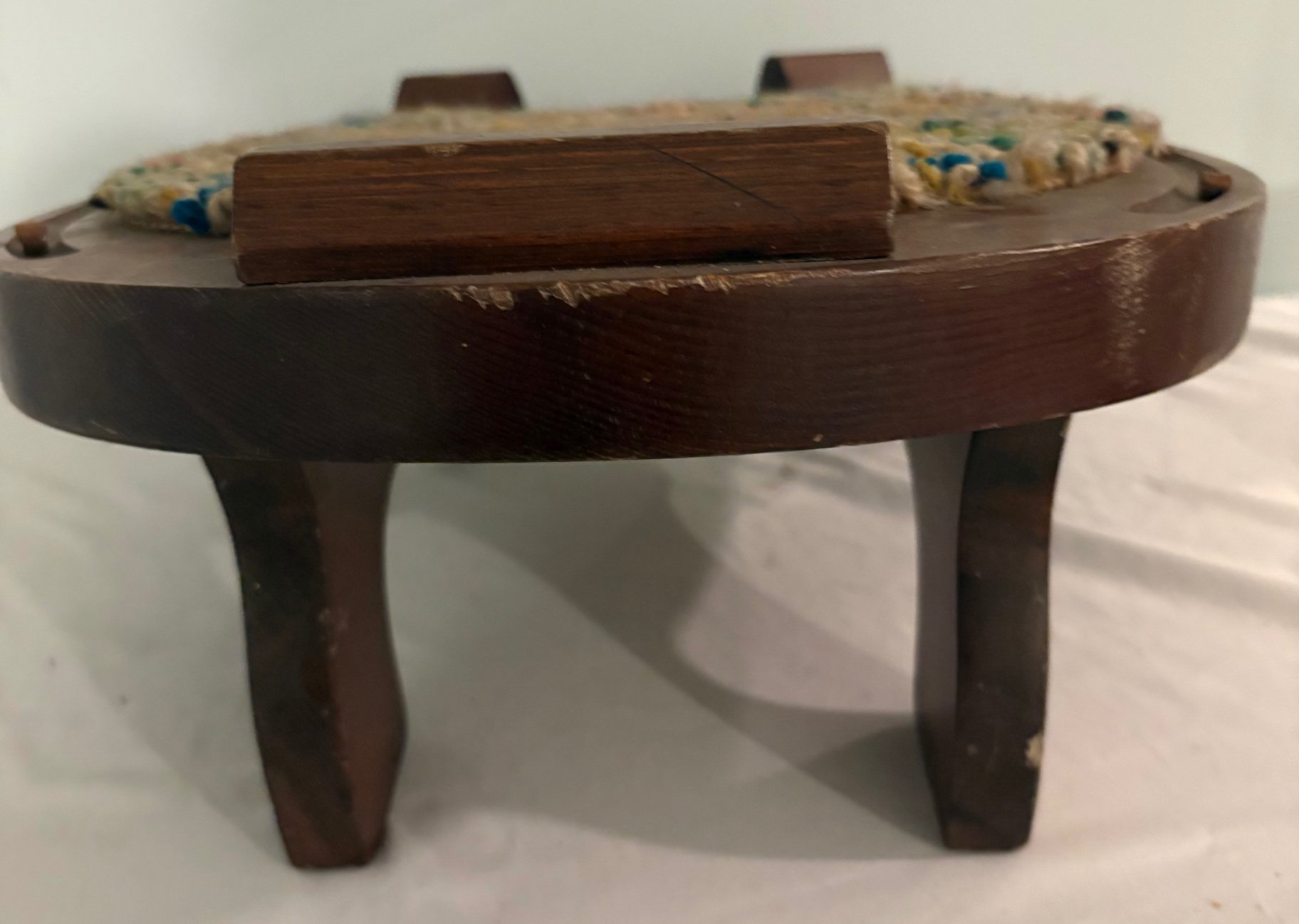 Mid Century Horseshoe Foot Stool by Cornwall Wood Products , Maine  - image 4 of 7