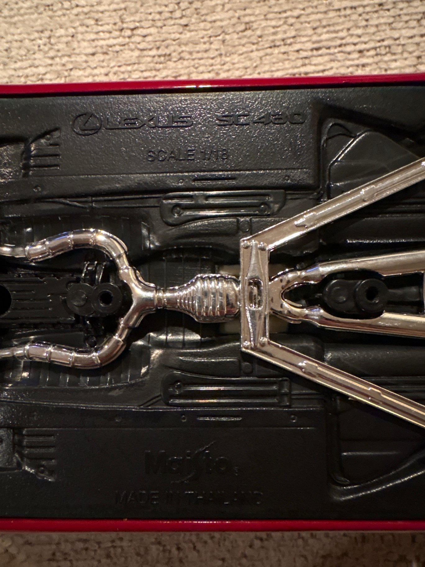 The Red Roadster" - A Stunning Collectible Model Car - image 5 of 6