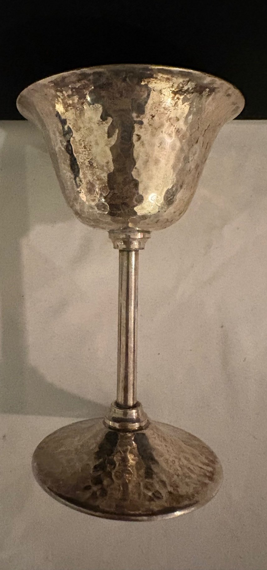 Elegant Silverplated Goblets, Serving Tray and Decanter  - image 2 of 9