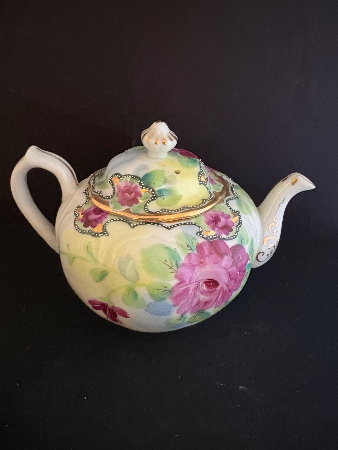 Japanese Nippon Hand Painted Moriage Tea Set+ Serve Bowls  - image 5 of 9