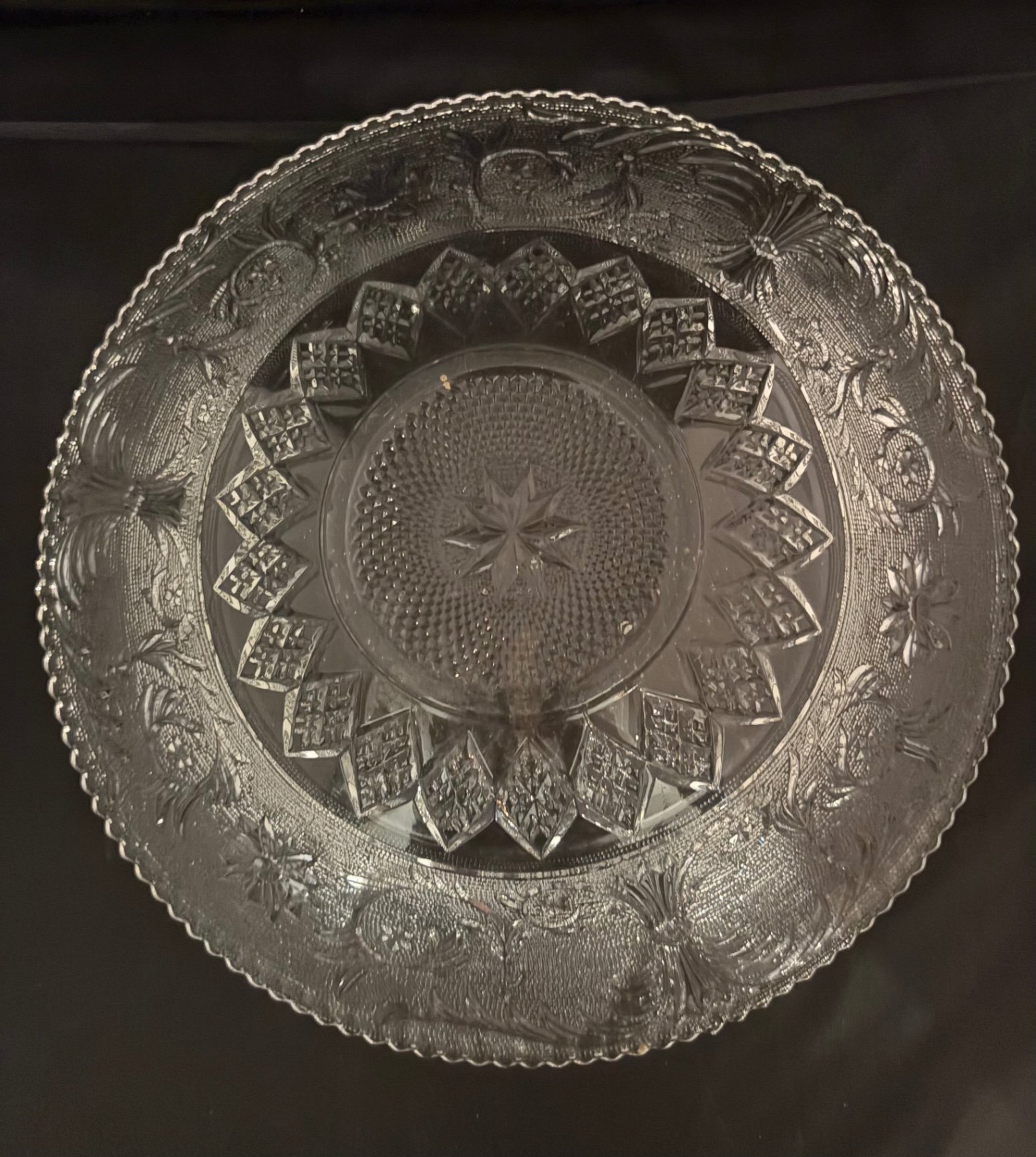 Mid-Century Modern Pressed Glass Hostess Serveware - image 4 of 9