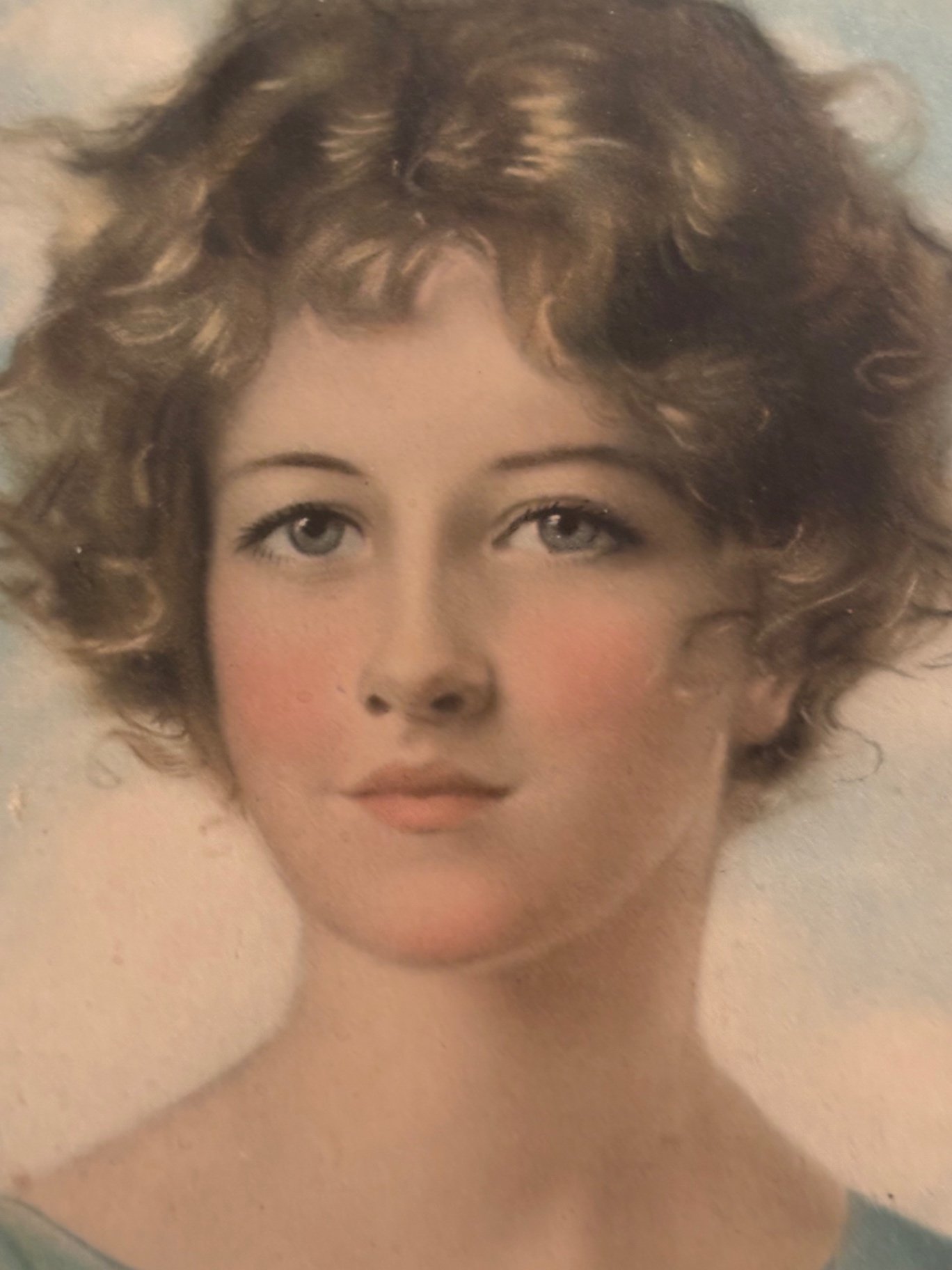 1923 Prudential Calendar Girl Cover, Artist Haskell Coffin - image 2 of 4