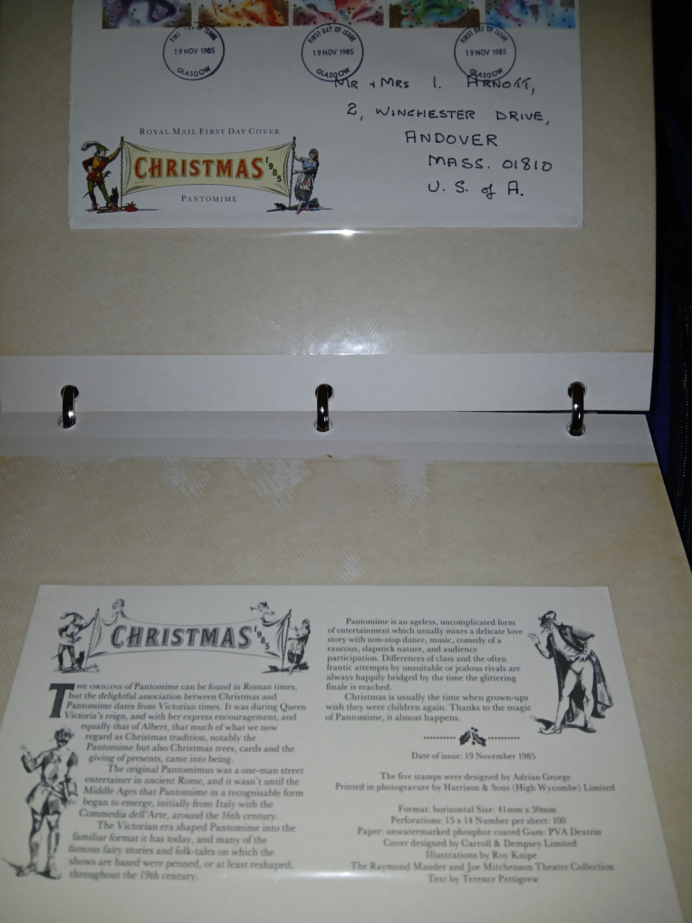 Large British Stamp Collectors Album and US First Day Issues and More  - image 7 of 26