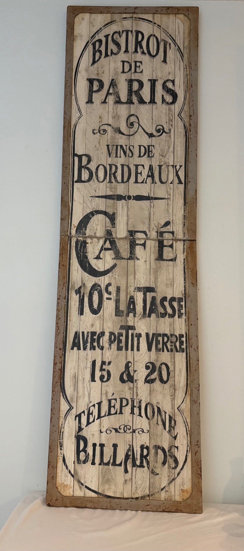 The “Bistrot de Paris” Vintage Style Cafe Sign - image 1 of 7