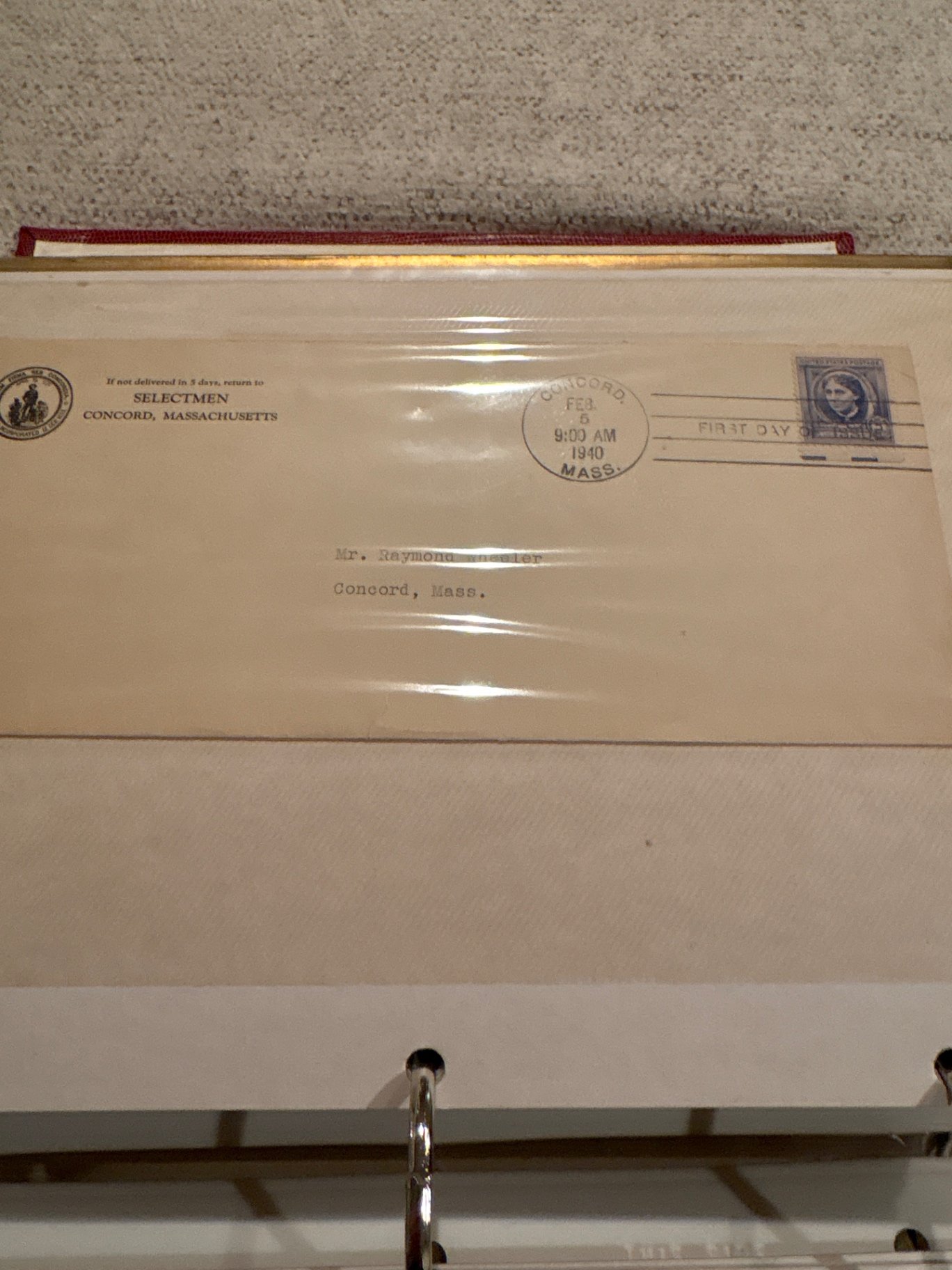 Large British Stamp Collectors Album and US First Day Issues and More  - image 24 of 26