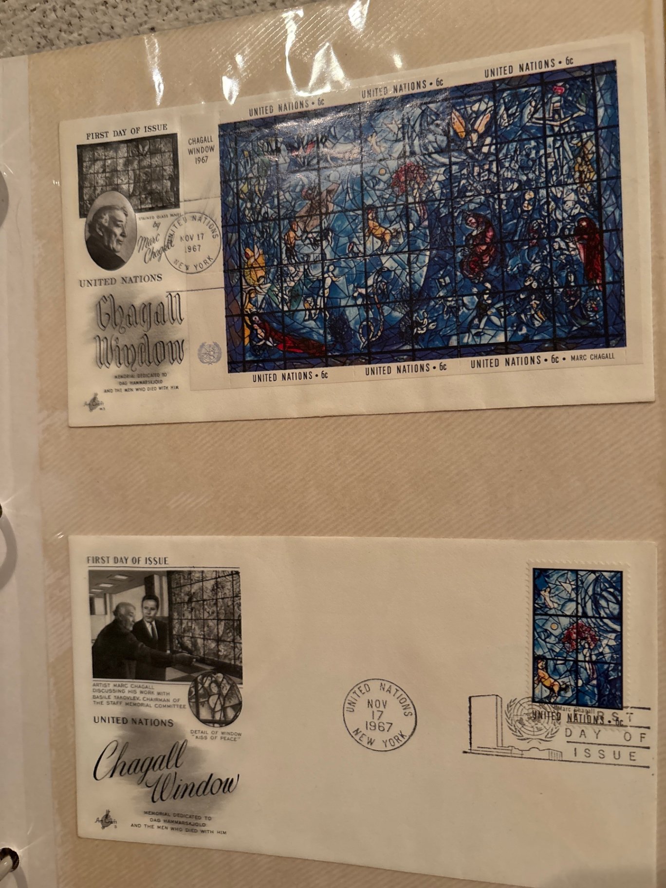 Large British Stamp Collectors Album and US First Day Issues and More  - image 11 of 26