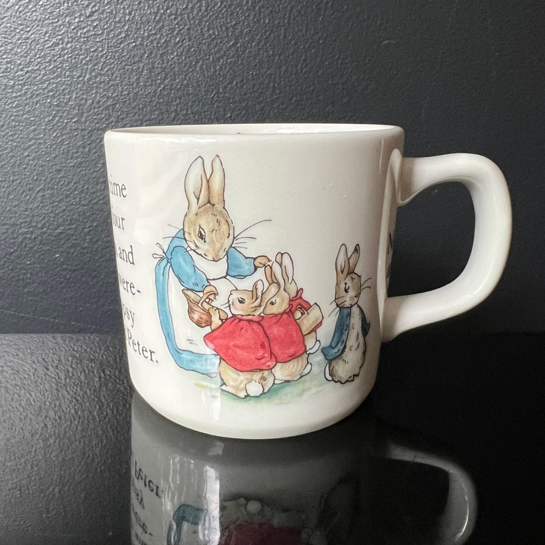 Wedgwood Peter Rabbit Childs Mug Beatrix Potter  - image 1 of 7