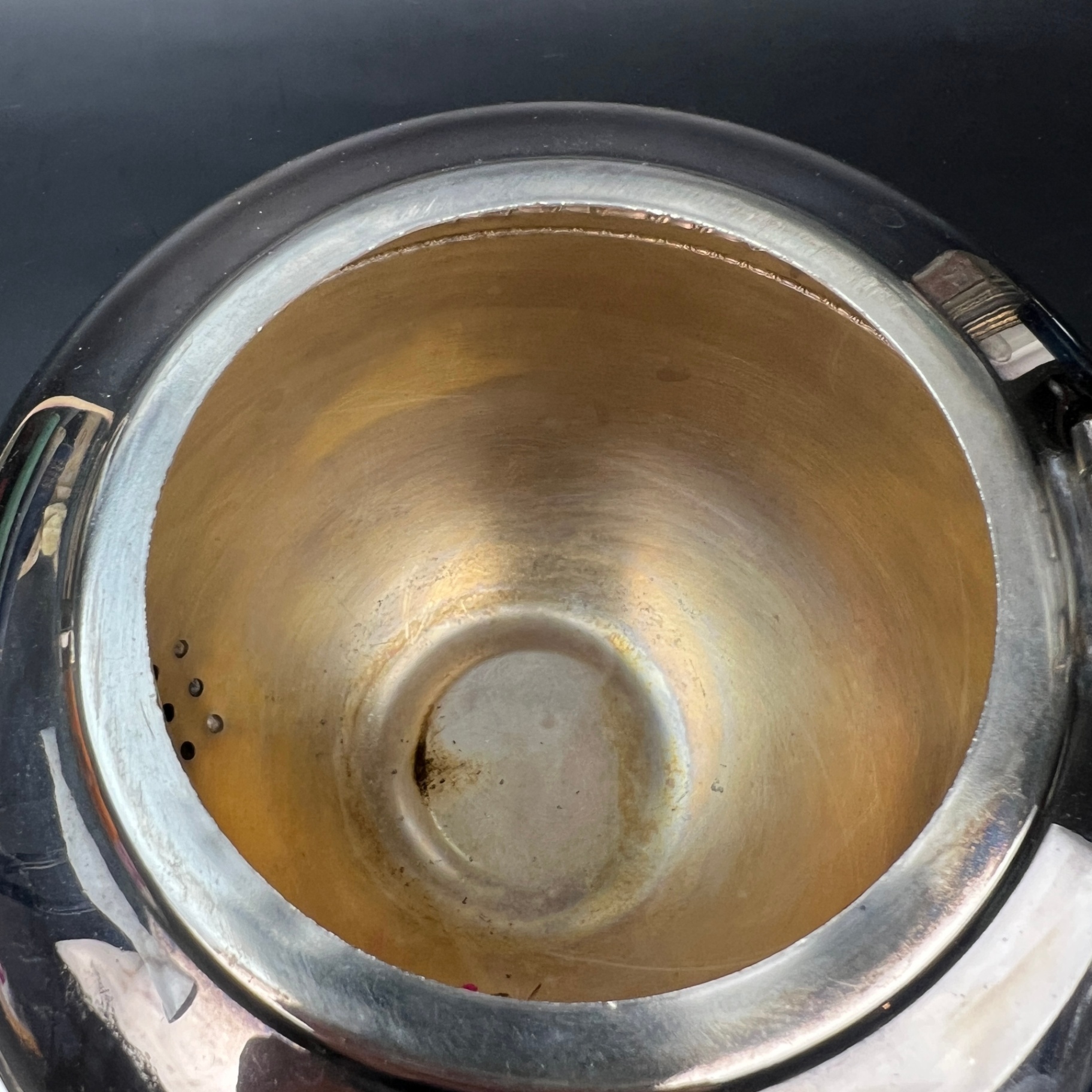 All Canadian Silver Plate Teapot, Tray, Cream and Sugar - image 3 of 9