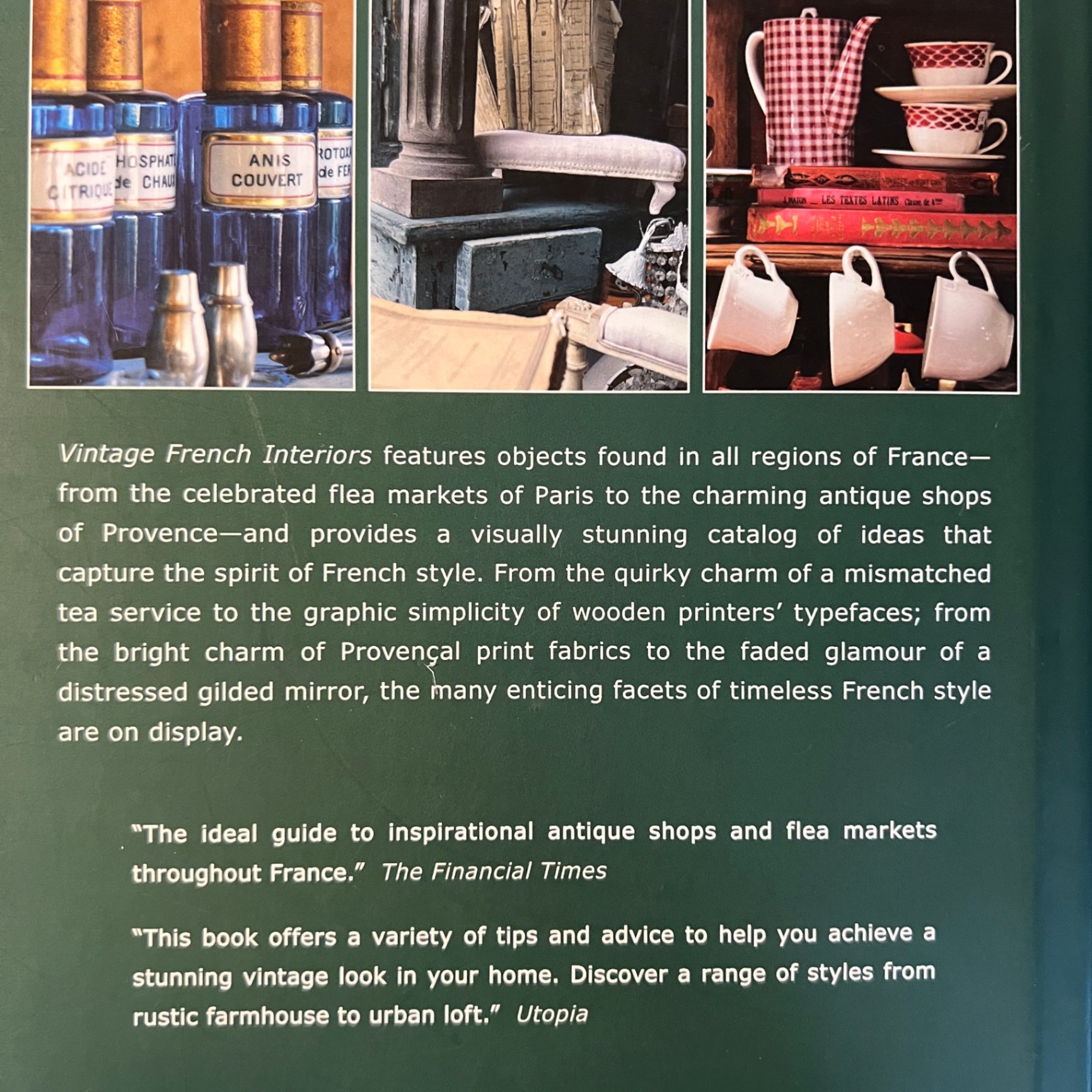 Vintage French Interiors Book Hardcover Flea Market Antique Store Eye Candy - image 9 of 10