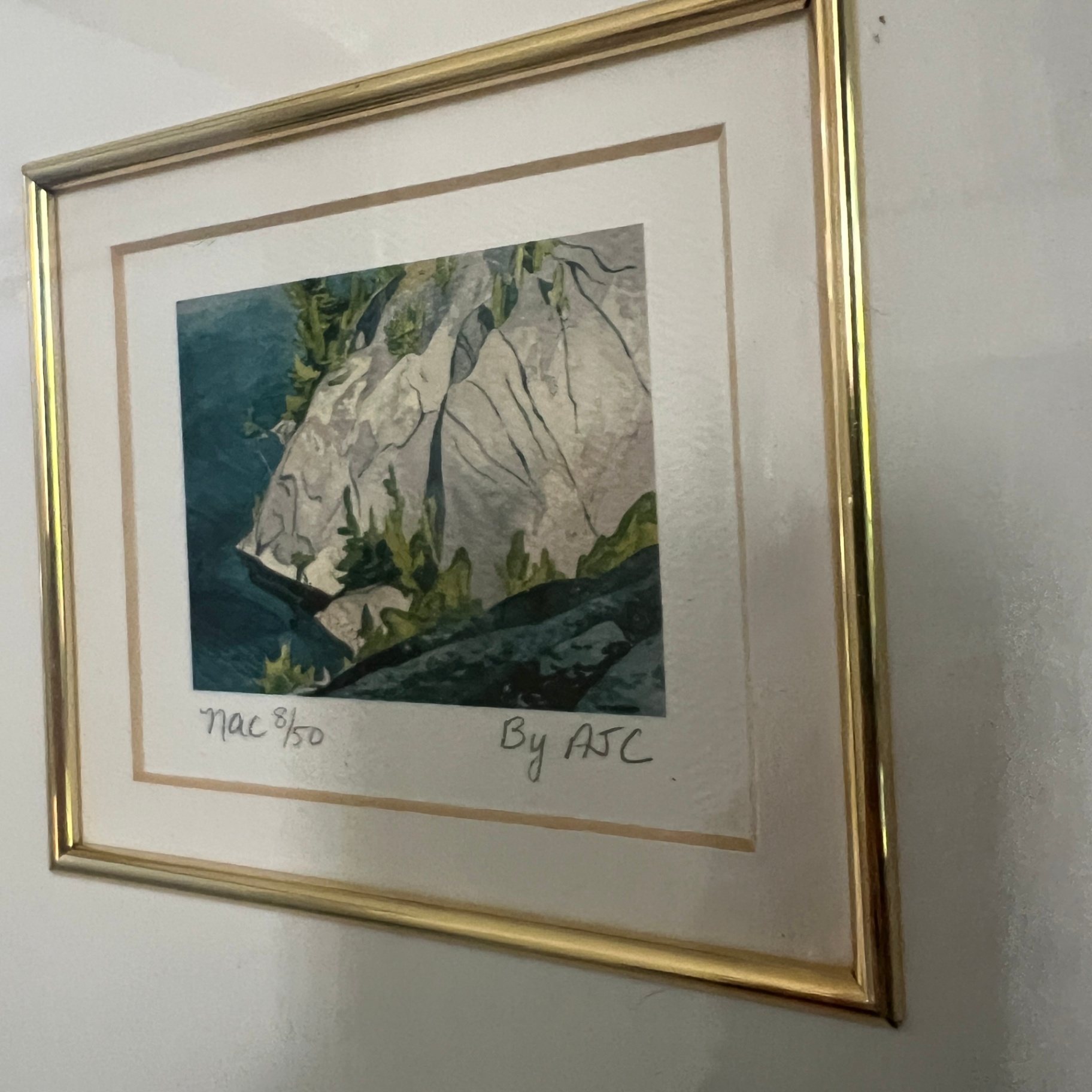 Group of Seven Signed Numbered Print A. J. Casson National Art Centre Gilt Frame  - image 2 of 5