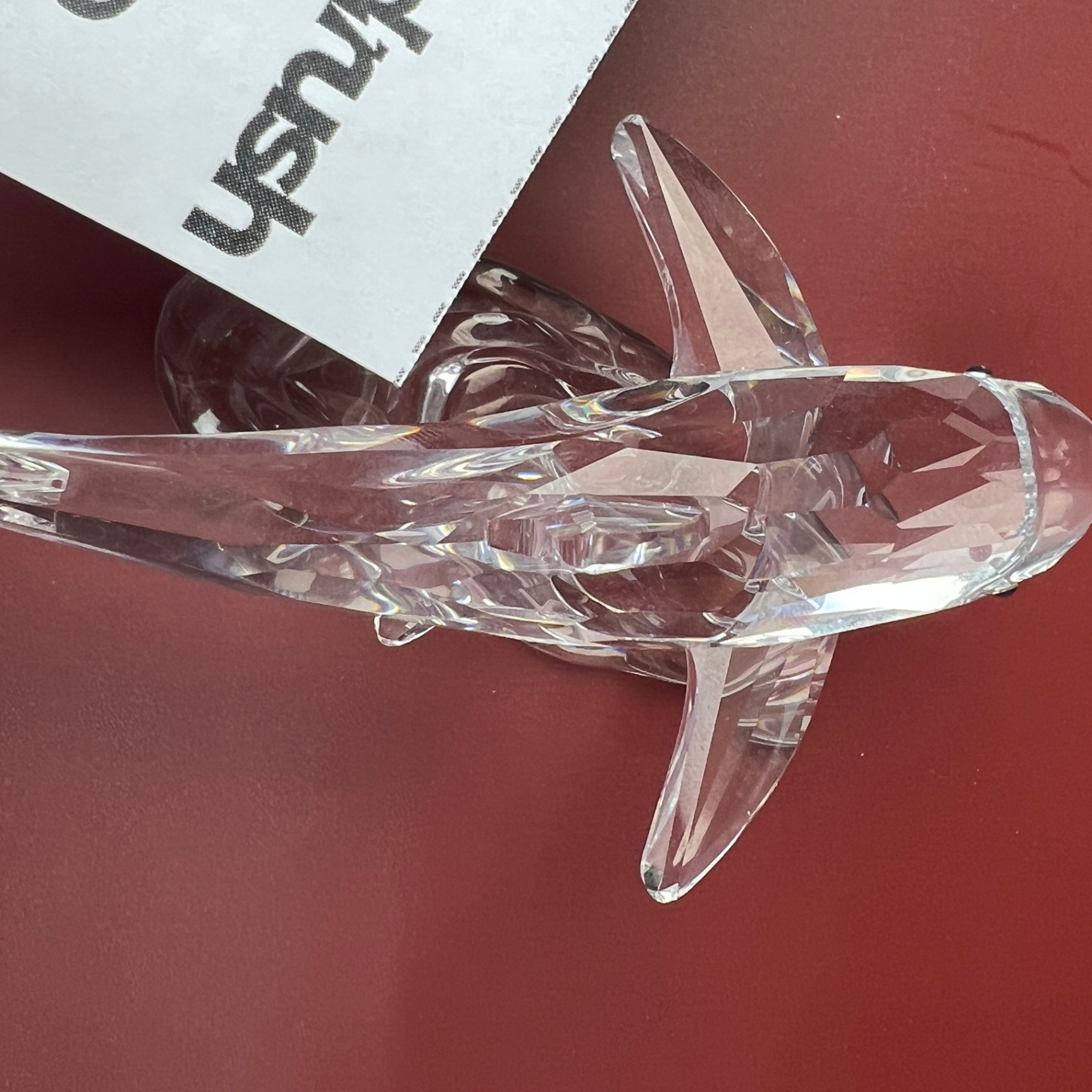 Swarovski Crystal Shark Figurine Missing Tiny Fin  - image 6 of 10
