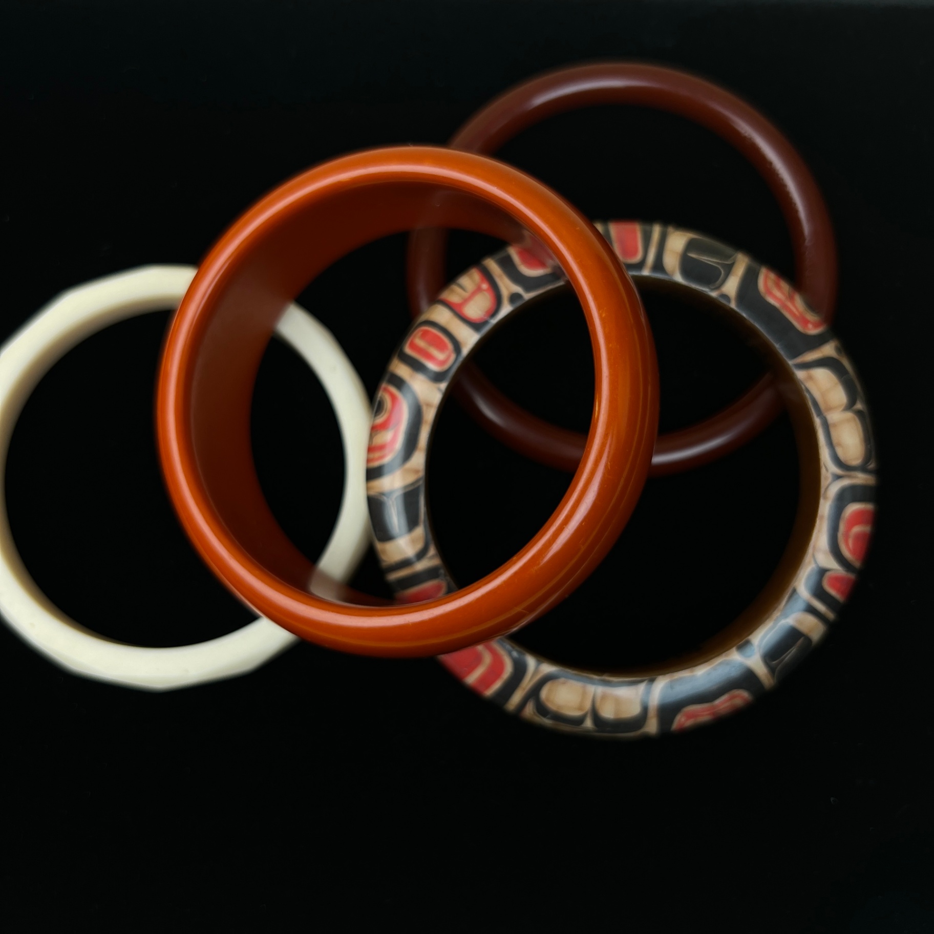 Chunky Bangle Lot Haida Design Denmark and More - image 2 of 9