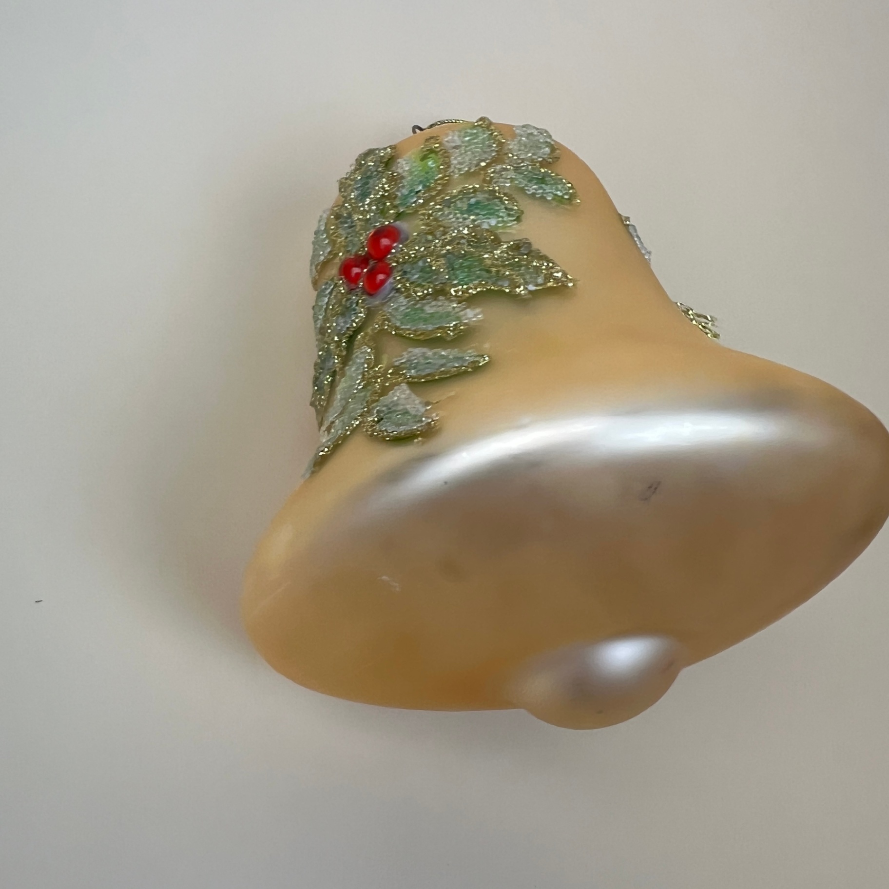Vintage Christmas Lot Glass Bells and Rubber Pixie Elf Japan - image 3 of 8