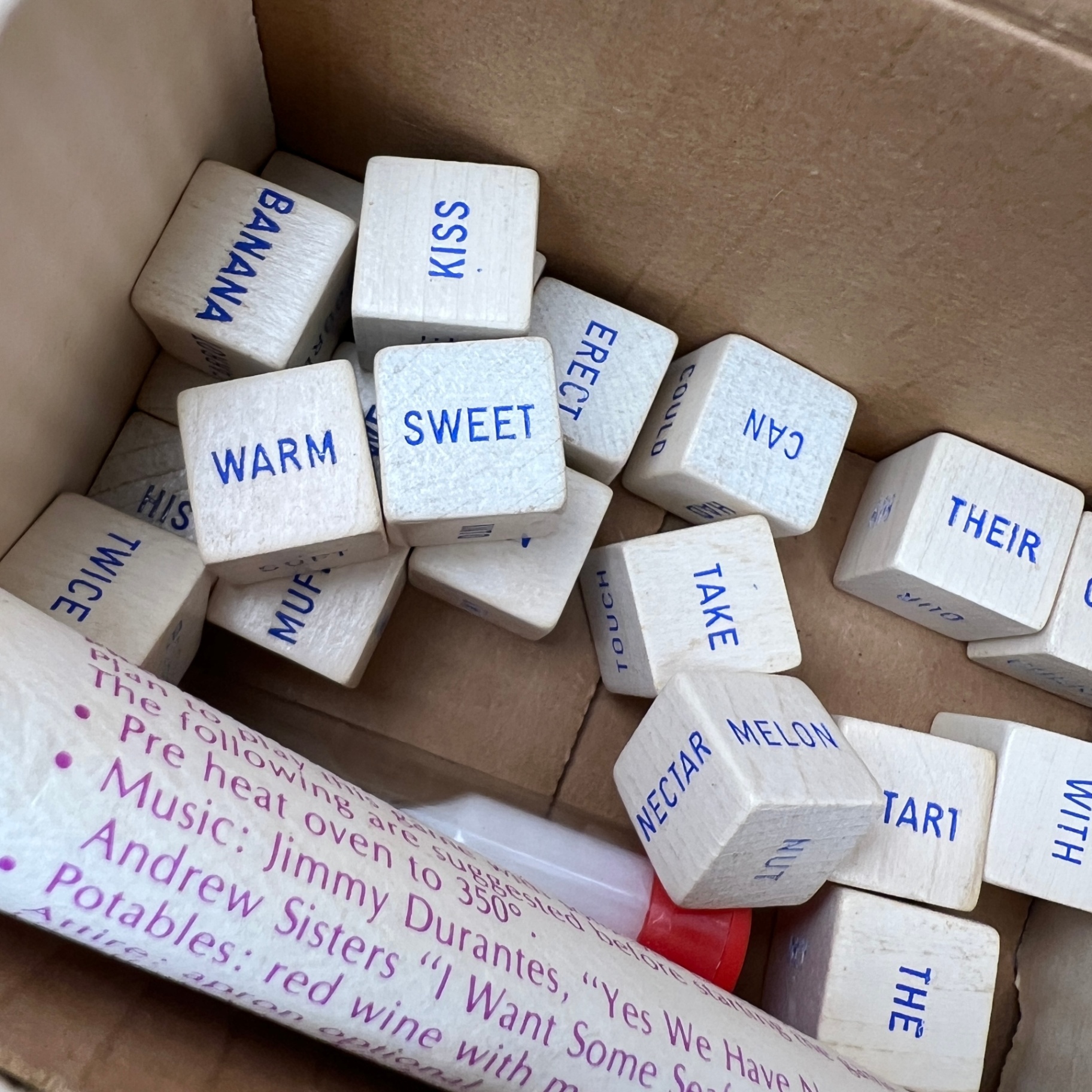 Juicy Words Game Adult Entertainment Dice Naughty Word Play - image 6 of 7