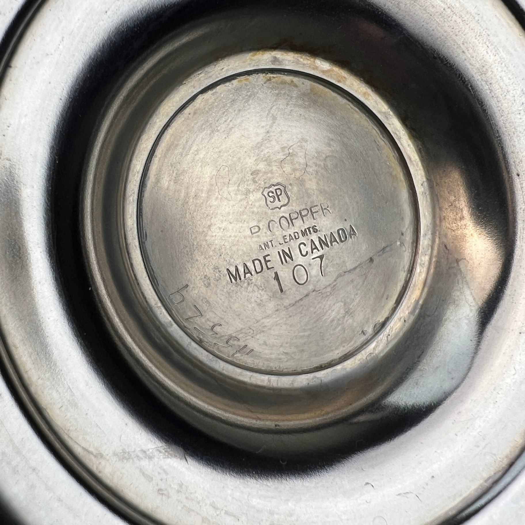 All Canadian Silver Plate Teapot, Tray, Cream and Sugar - image 5 of 9