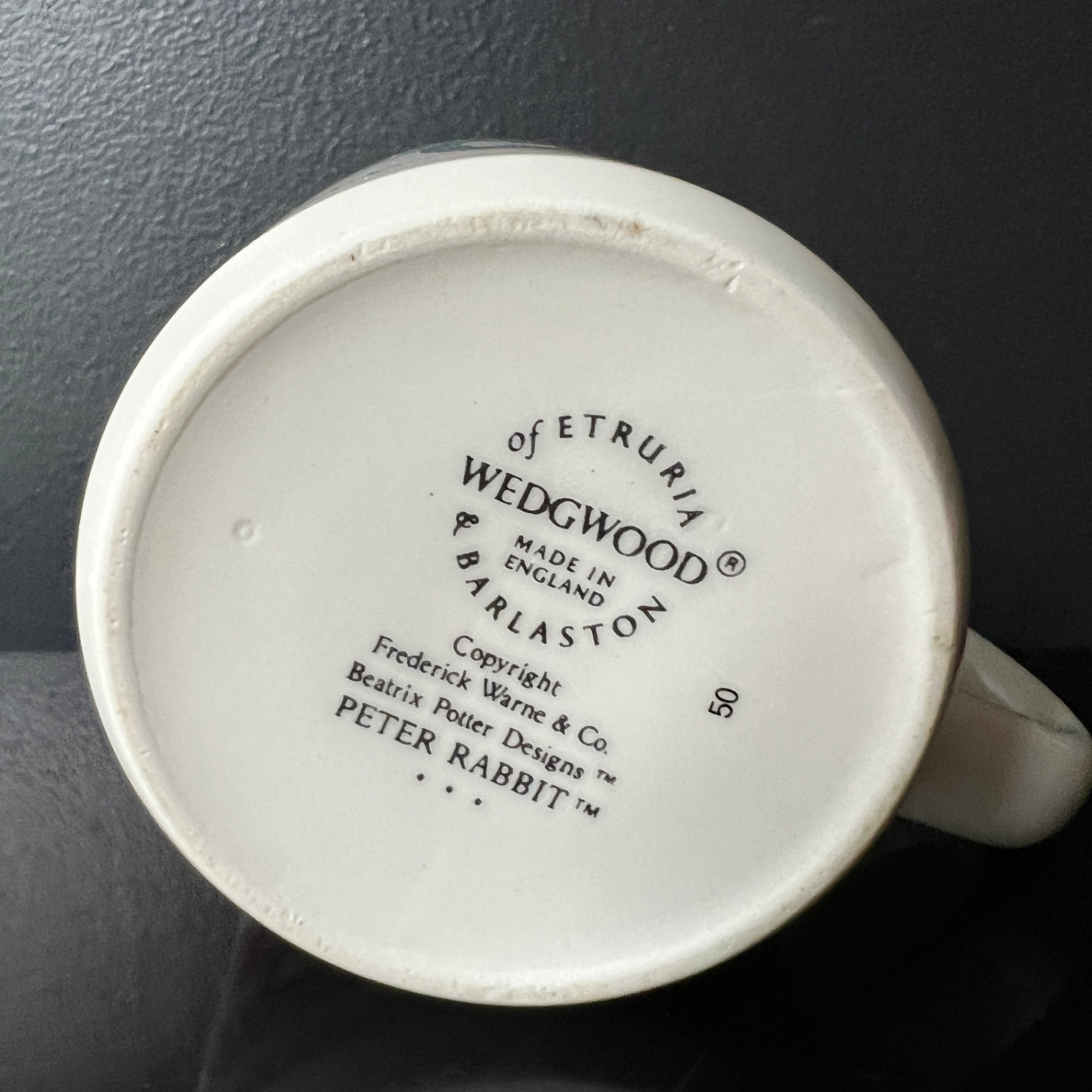 Wedgwood Peter Rabbit Childs Mug Beatrix Potter  - image 6 of 7