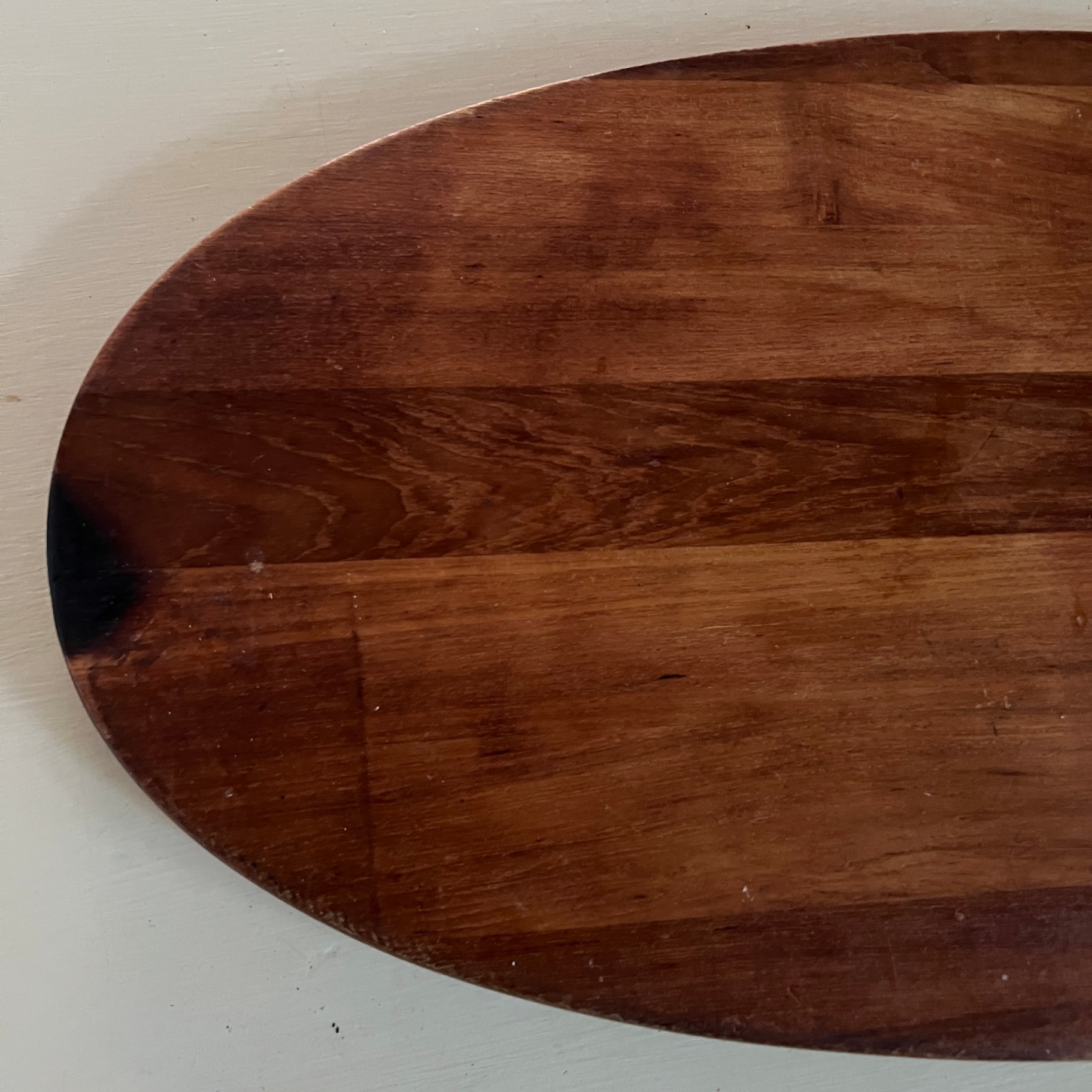 Large Dansk Surfboard Tray Jens Quistgaard IHQ Staved Teak MCM - image 5 of 8