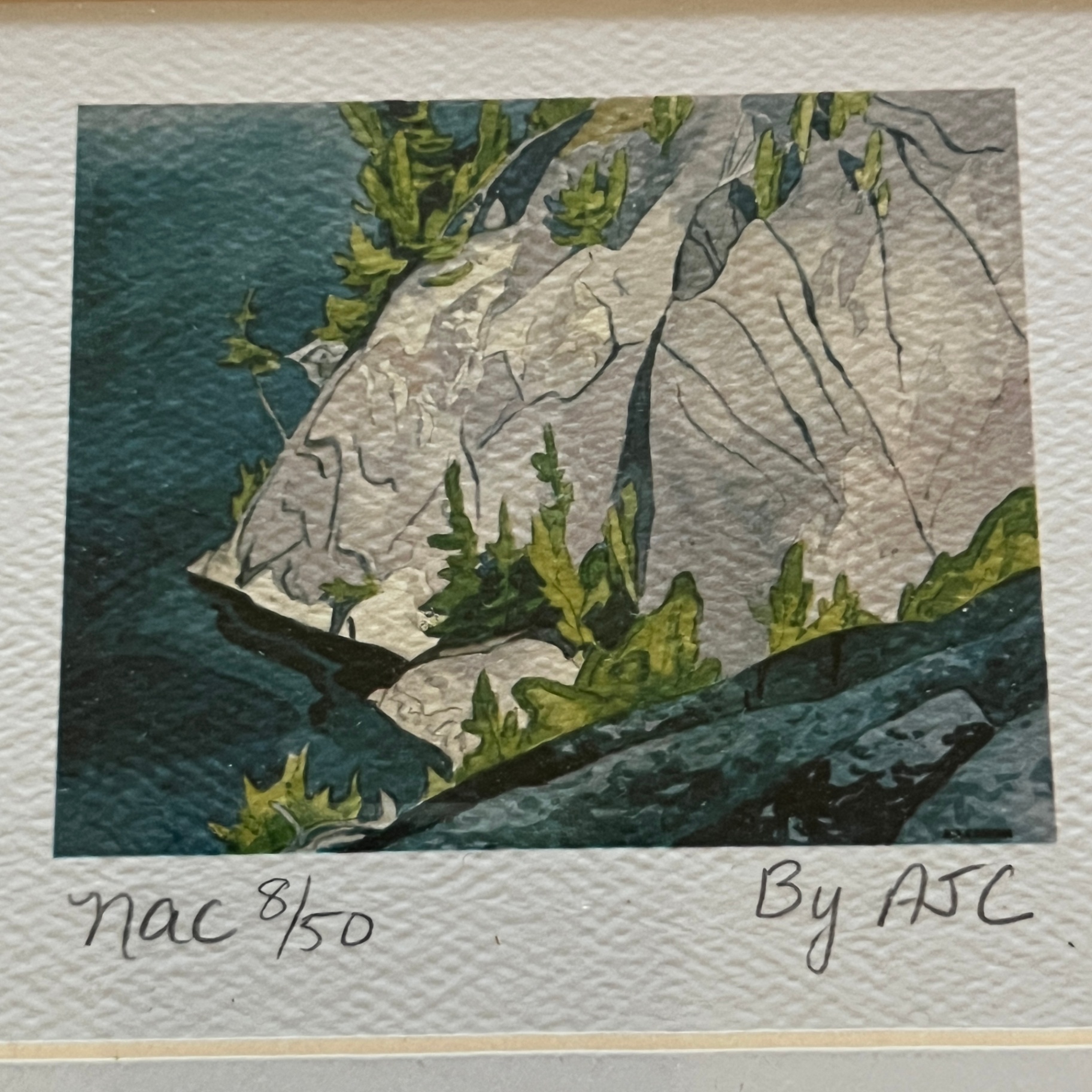 Group of Seven Signed Numbered Print A. J. Casson National Art Centre Gilt Frame  - image 4 of 5