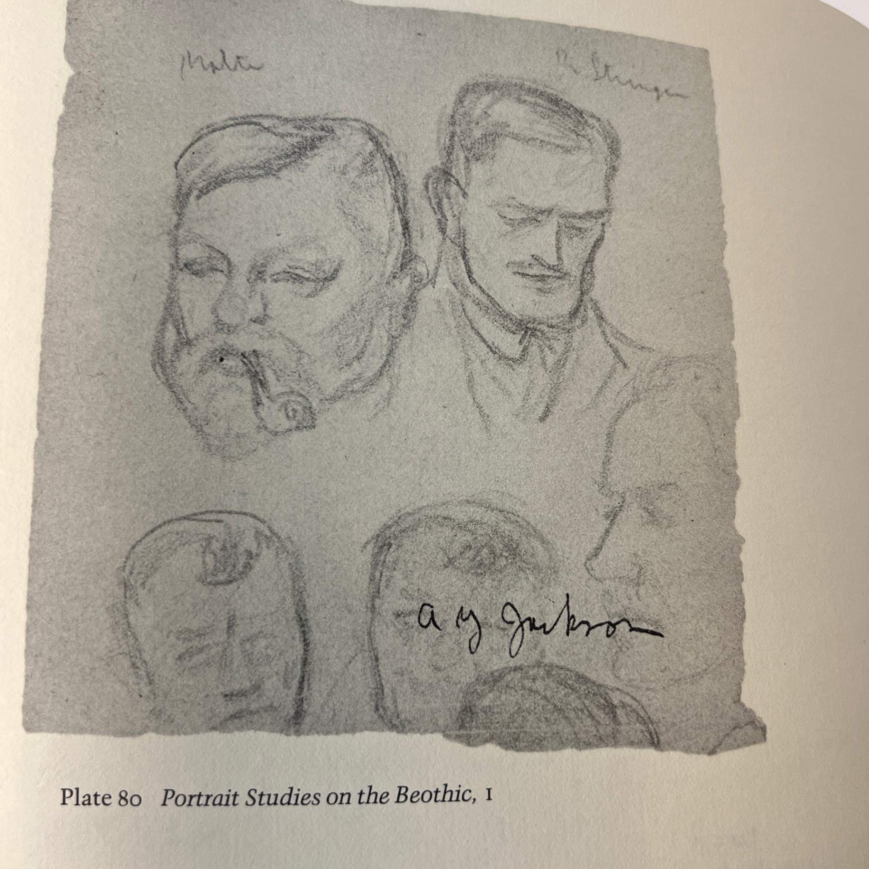 AY Jackson The Arctic 1927 Book Group of Seven Canadian Artist Inuit Drawings - image 5 of 9