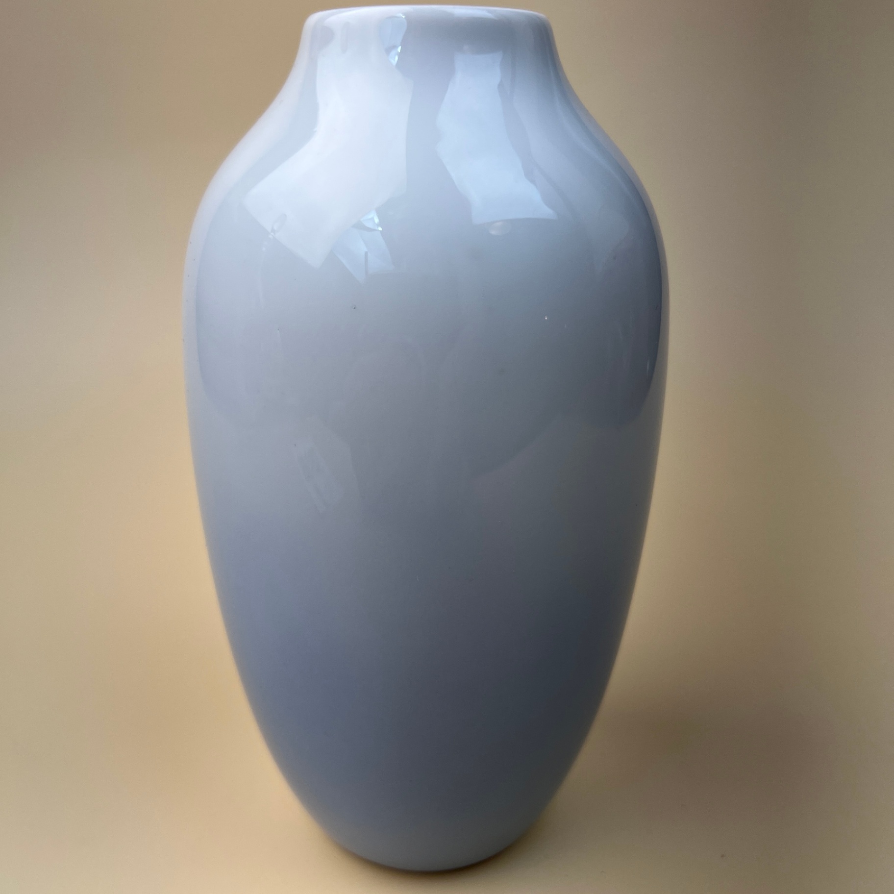 Royal Copenhagen Denmark Signed Numbered Vase Blue Trumpet Flower - image 5 of 7