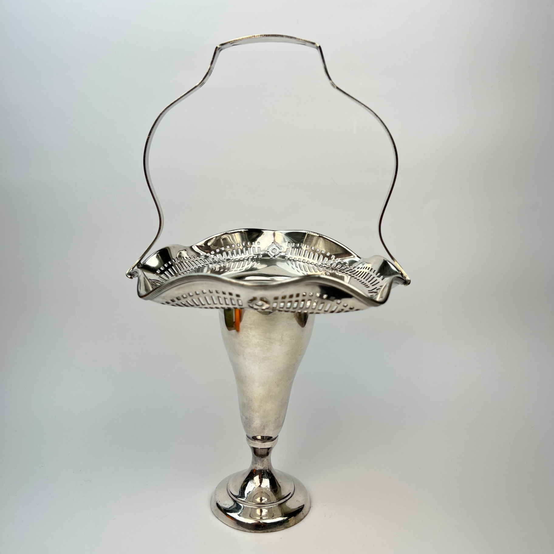 Rogers 1881 Silver Plated Vase with Handle  - image 1 of 5