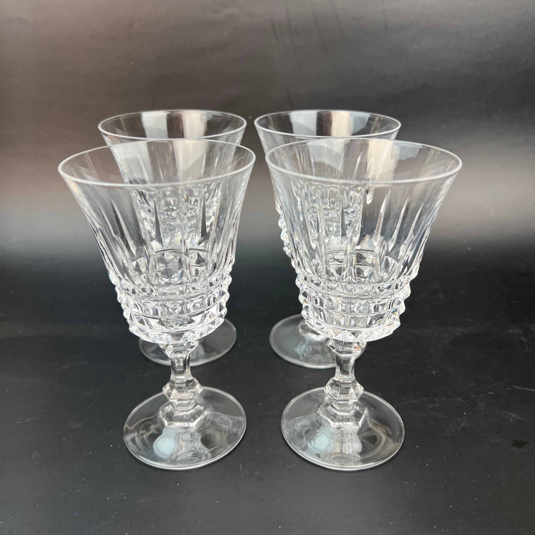 Cristal d'Arques Tuilleries Vilandry Four Smaller Glasses - image 1 of 4