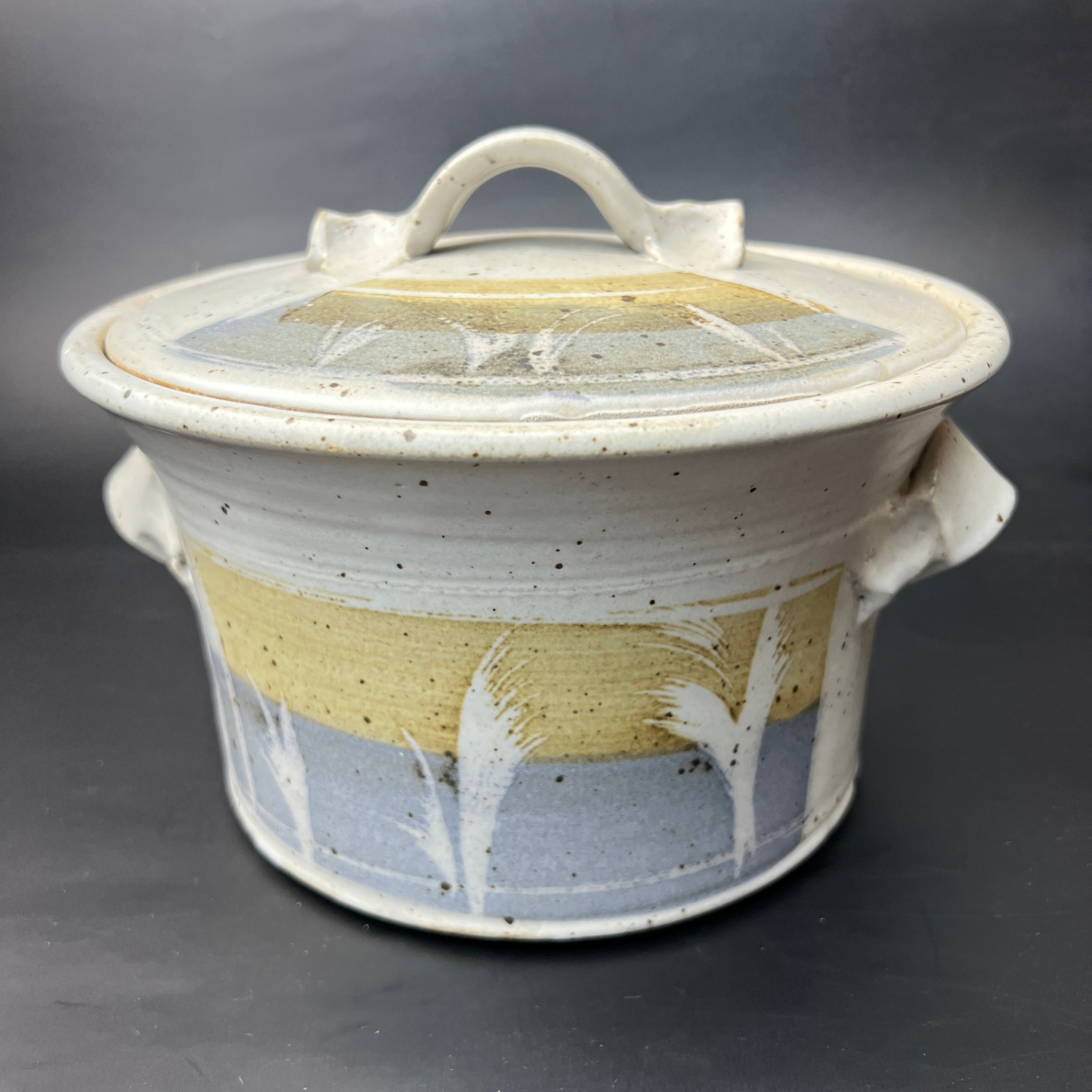 Woodside Studio Pottery Covered Casserole Earthy Pot With Lid Canadian - image 1 of 8
