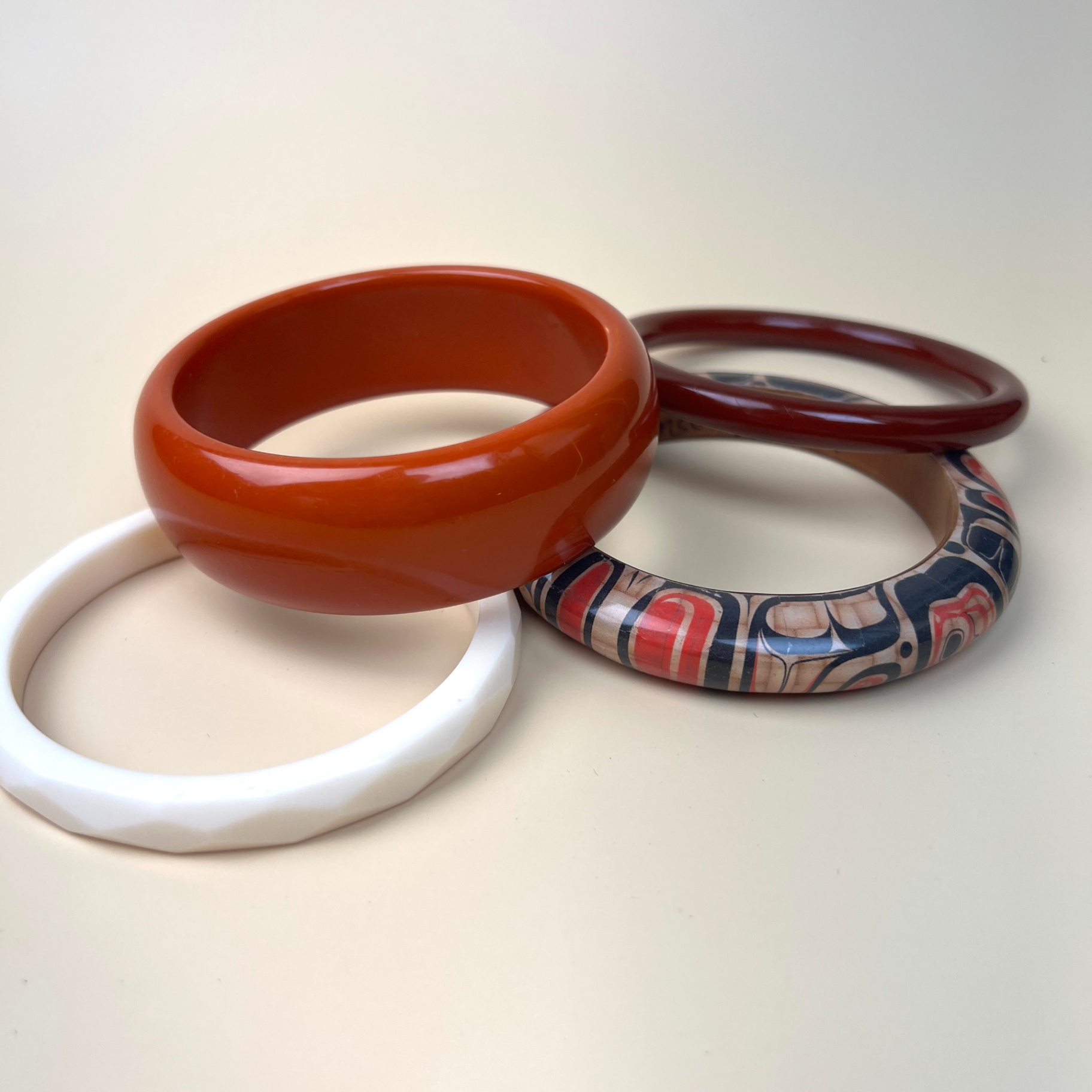 Chunky Bangle Lot Haida Design Denmark and More - image 3 of 9