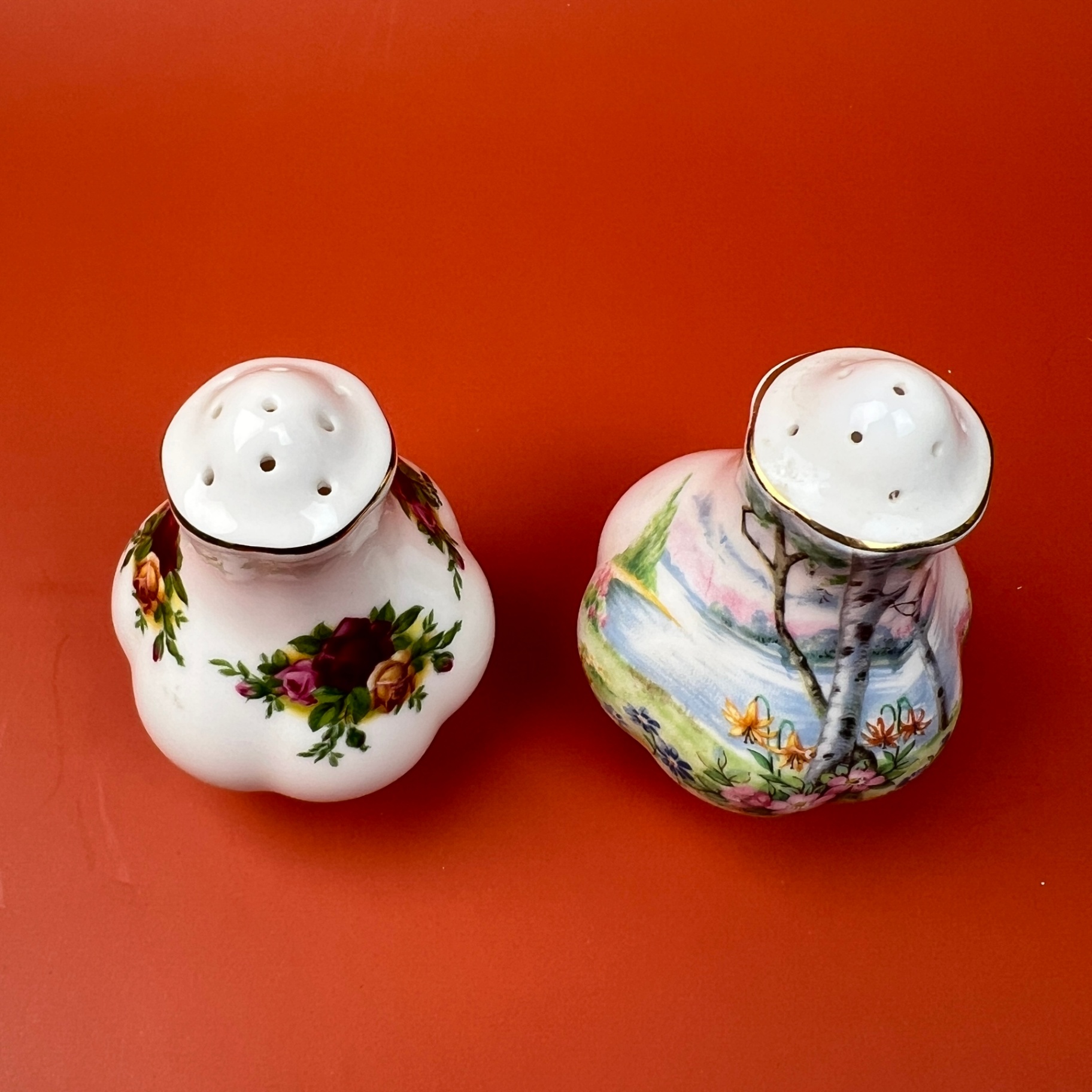 Royal Albert Salt and Pepper Shakers - image 2 of 5