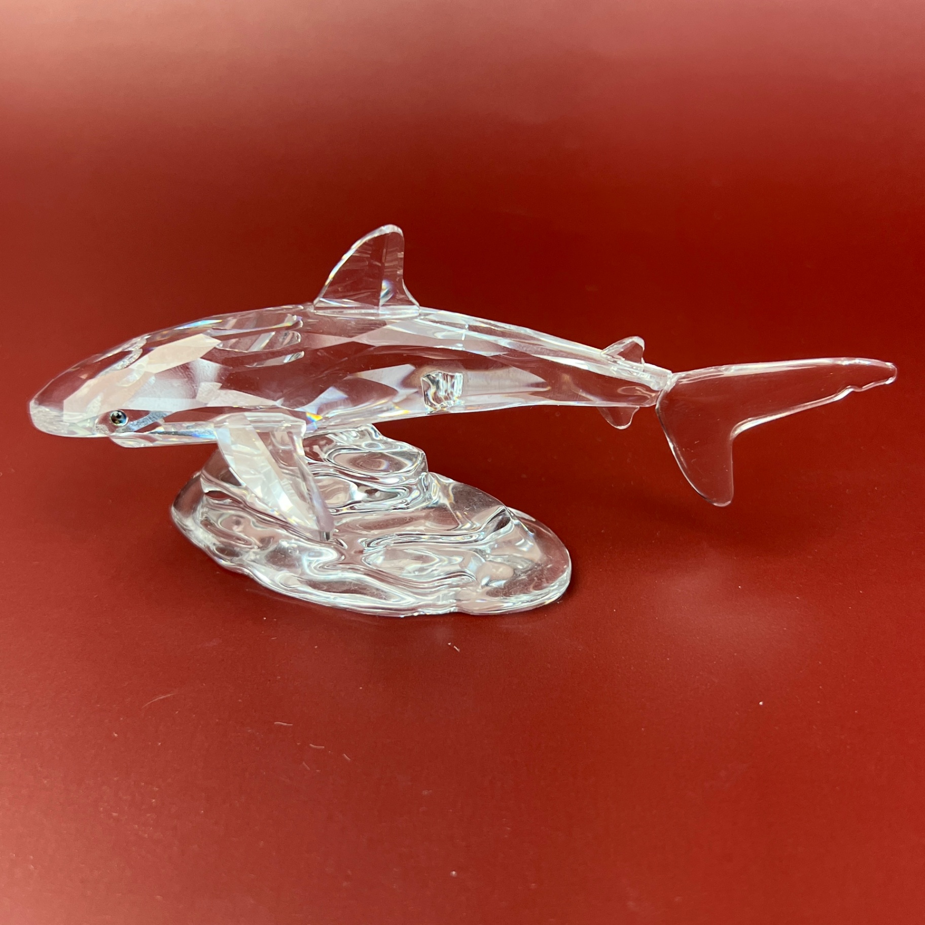 Swarovski Crystal Shark Figurine Missing Tiny Fin  - image 2 of 10