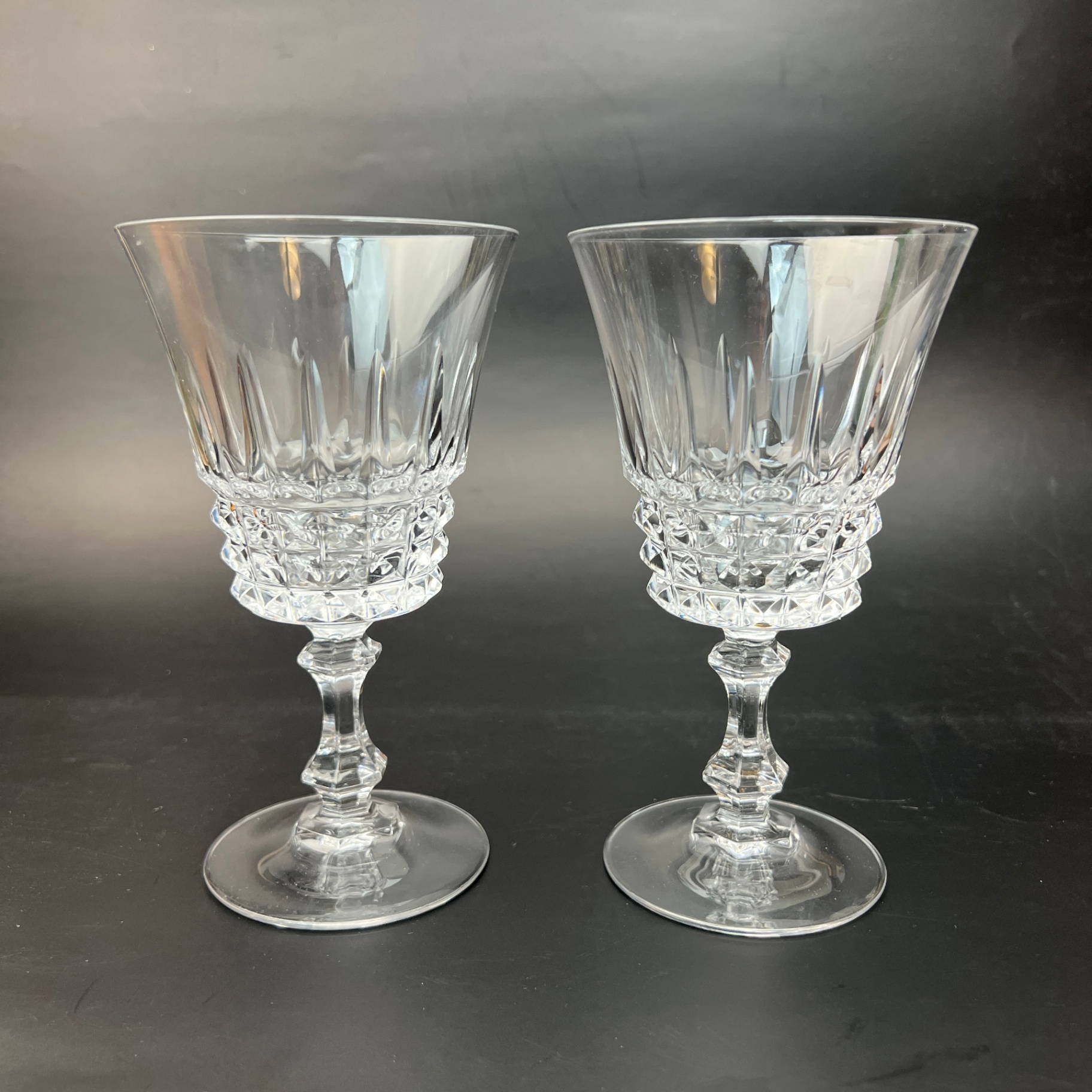 Cristal D'Arques Tuilleries Villandry Crystal Wine Glass Pair - image 1 of 4