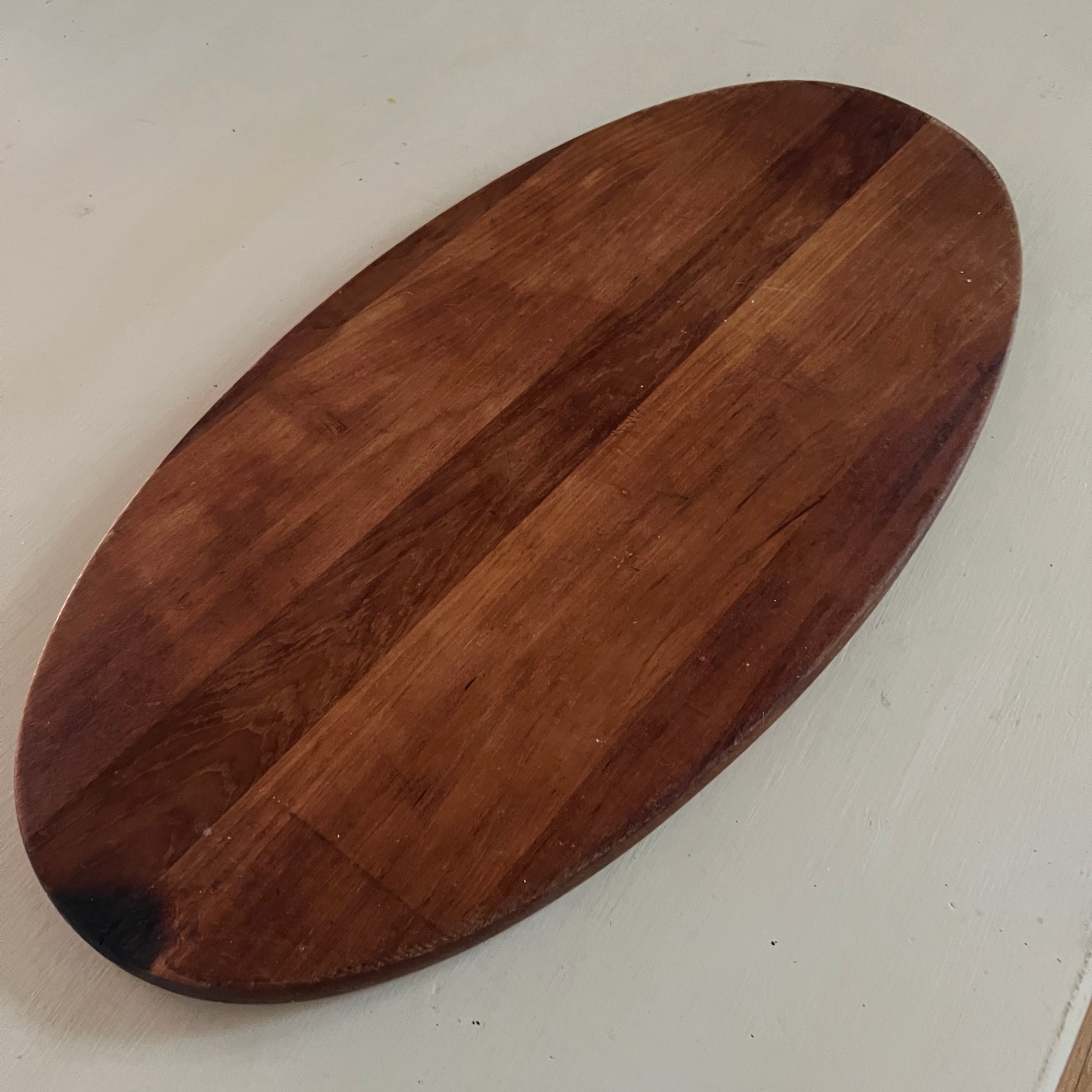 Large Dansk Surfboard Tray Jens Quistgaard IHQ Staved Teak MCM - image 6 of 8
