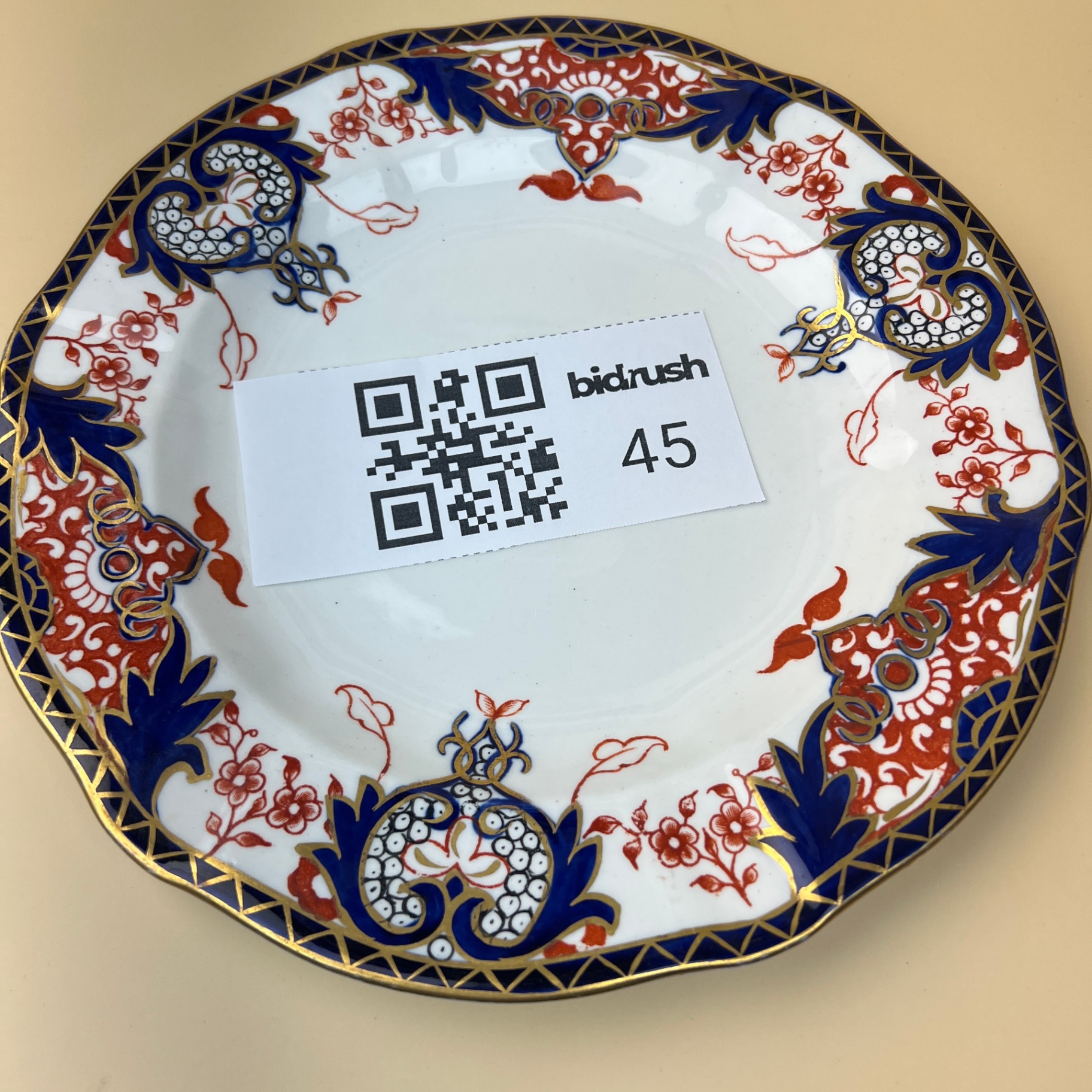 Royal Crown Derby Kings Imari Pattern Antique Plate 8 3/4" - image 6 of 6