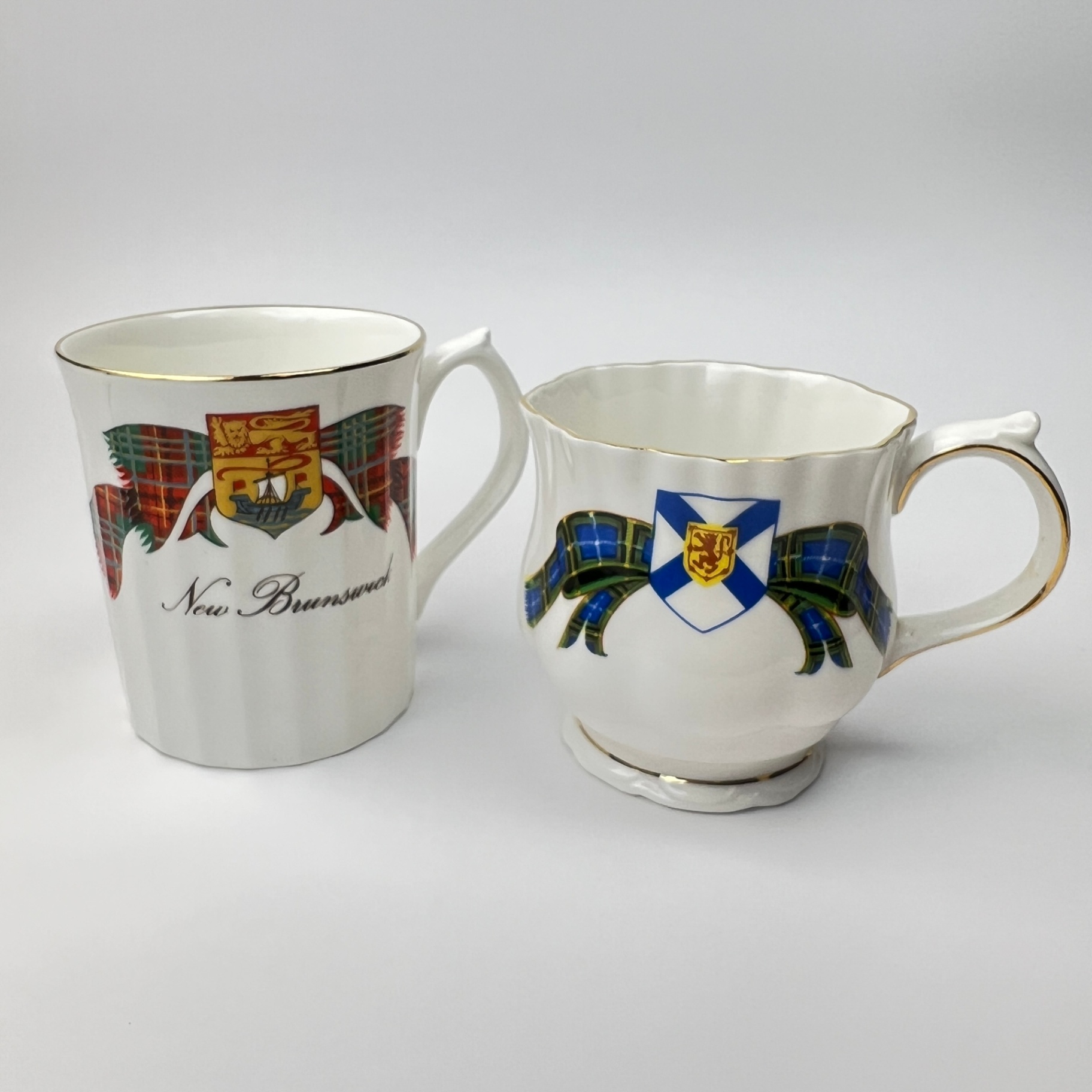 New Brunswick and Nova Scotia Tartan Mugs Elizabethan Fine Bone China - image 1 of 5
