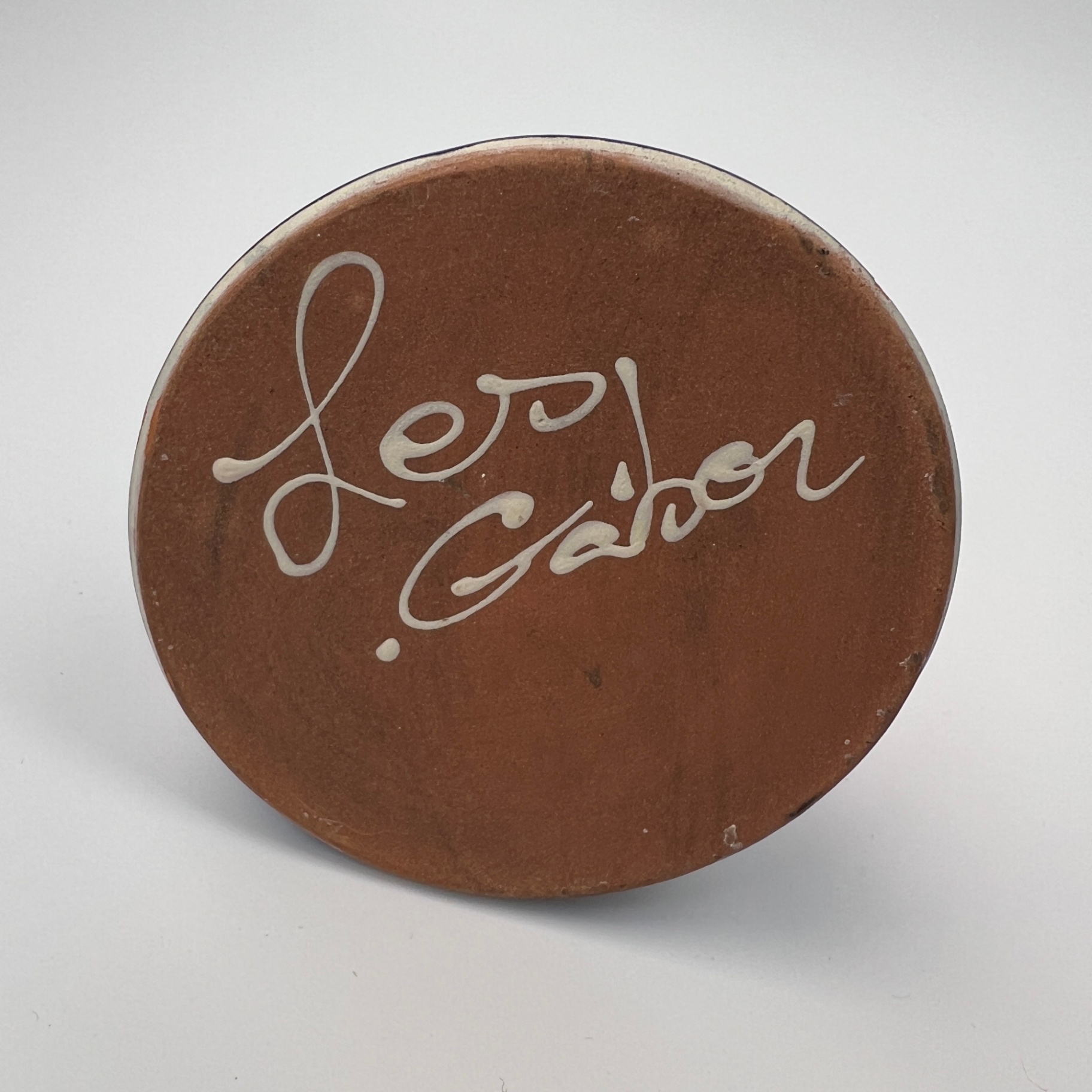 Hungarian Girl Candle Holder Studio Pottery Signed Les Gabor - image 5 of 6
