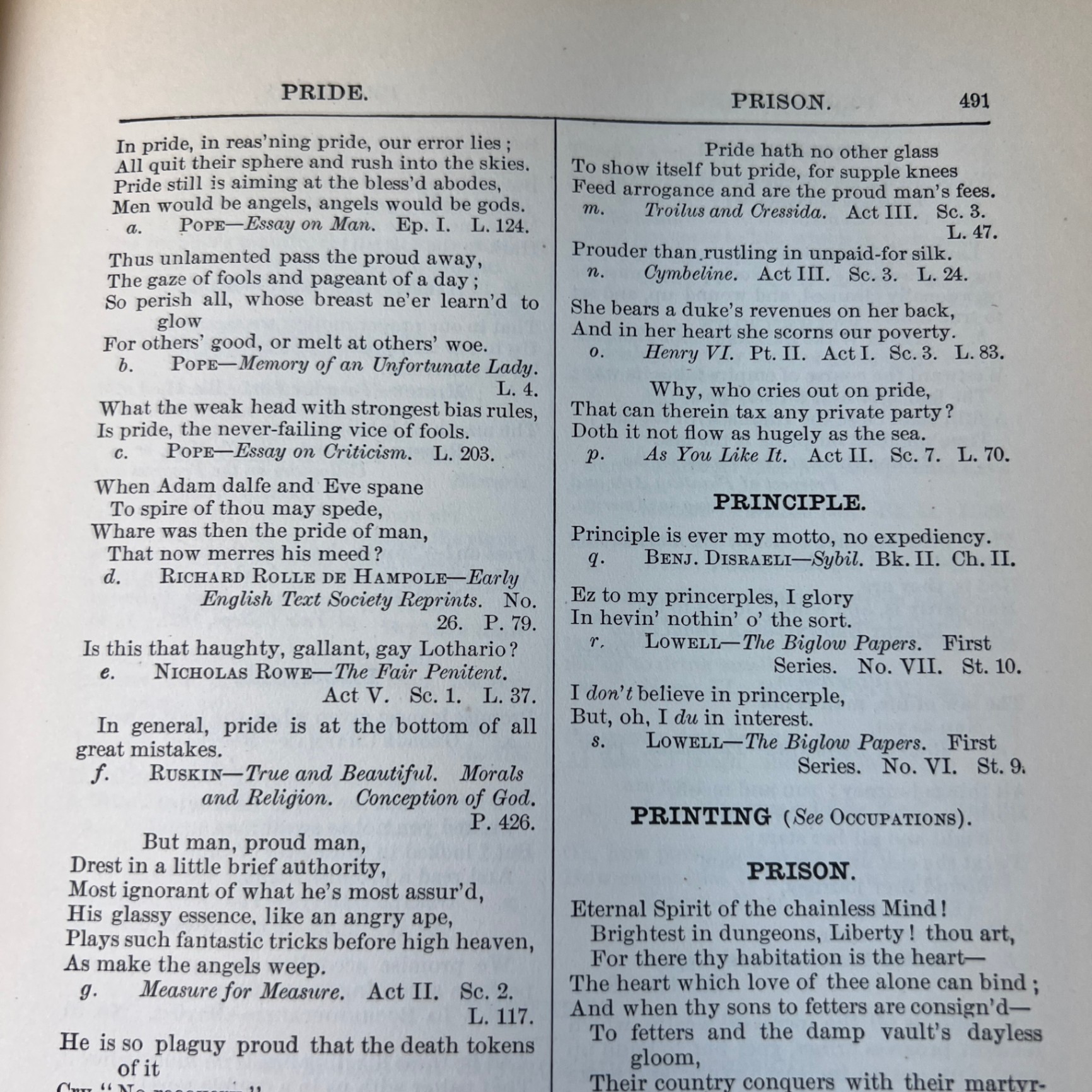 1800s Book the Cyclopedia of Practical Quotations Big Victorian Embossed Cover - image 11 of 13