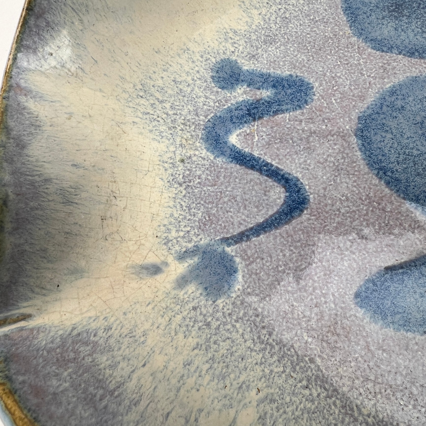 Large Pottery Bowl Slightly Iridescent Hand Made  - image 7 of 7