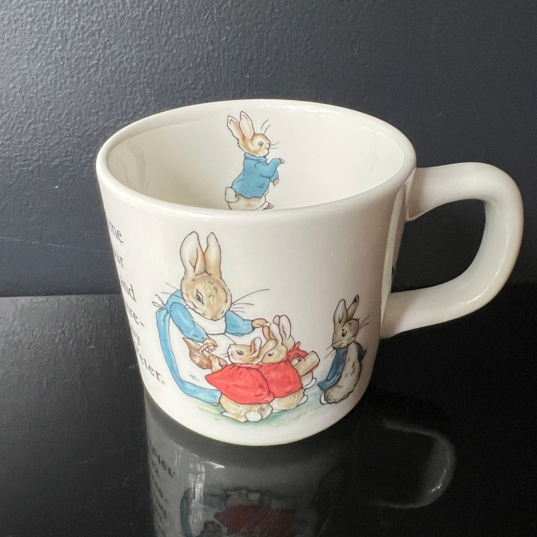 Wedgwood Peter Rabbit Childs Mug Beatrix Potter  - image 2 of 7