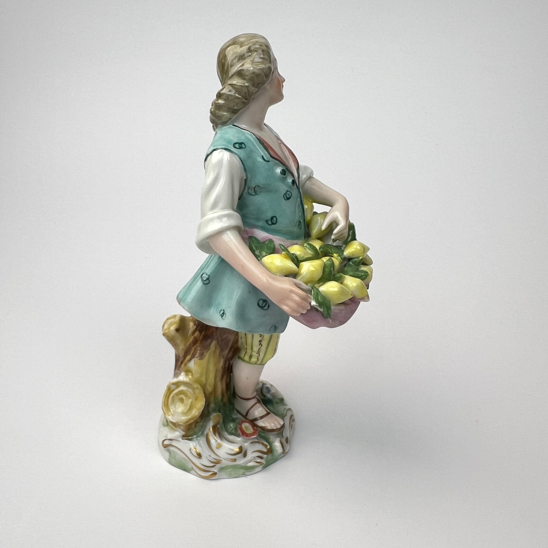 Dresden Germany Figurine Gentleman Lemon Seller Handpainted Porcelain Figure - image 2 of 6